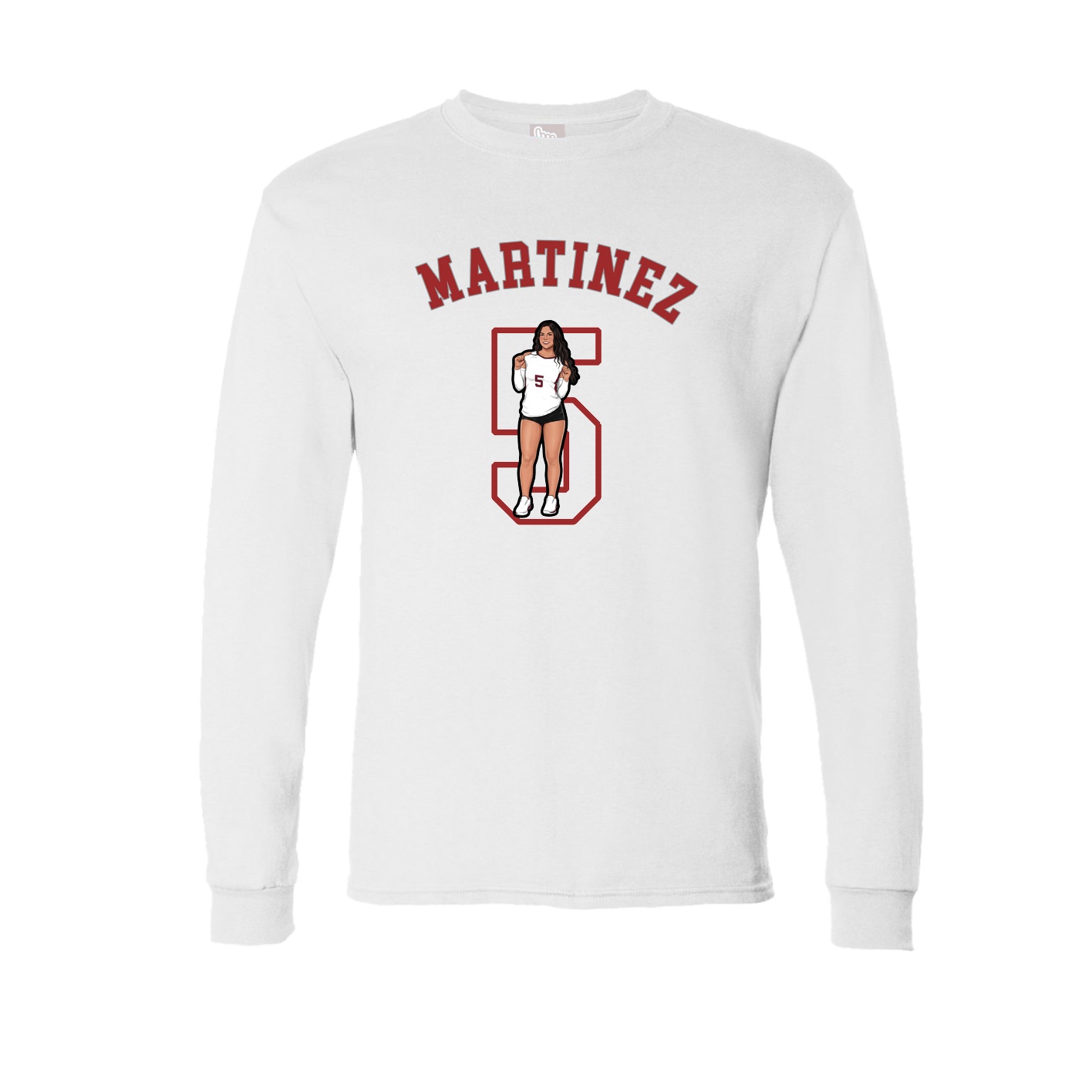 Long Sleeve Tee — Shirsey Arch in White