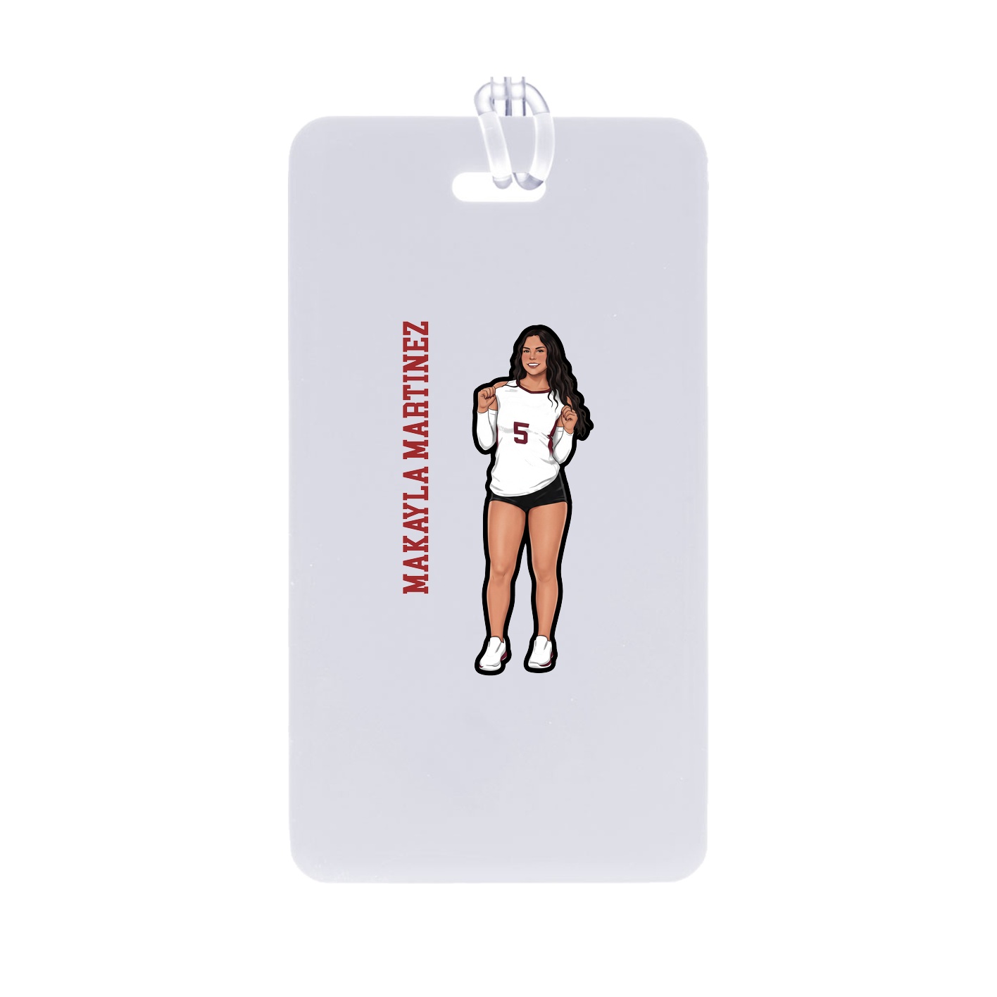 Bag Tag — Name Vertical in Classic