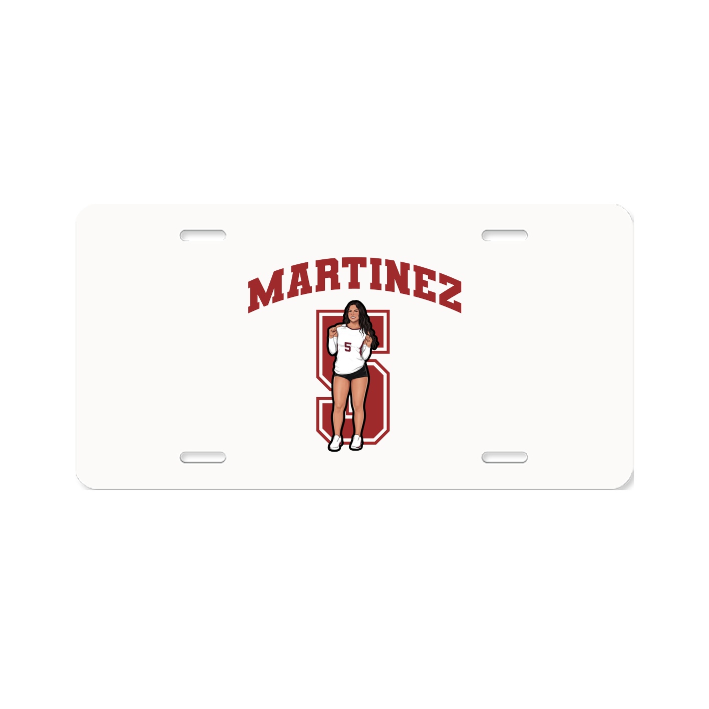 License Plate — Number in Classic