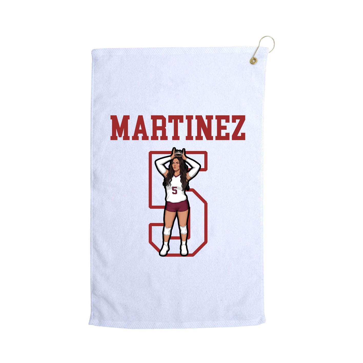 Golf Towel — Shirsey in White