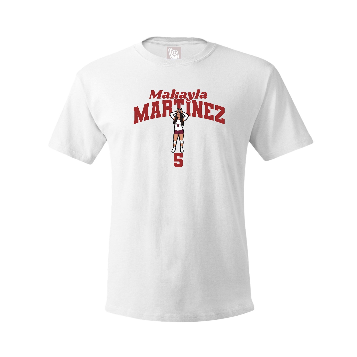 Youth Tee — Signature Arch in White