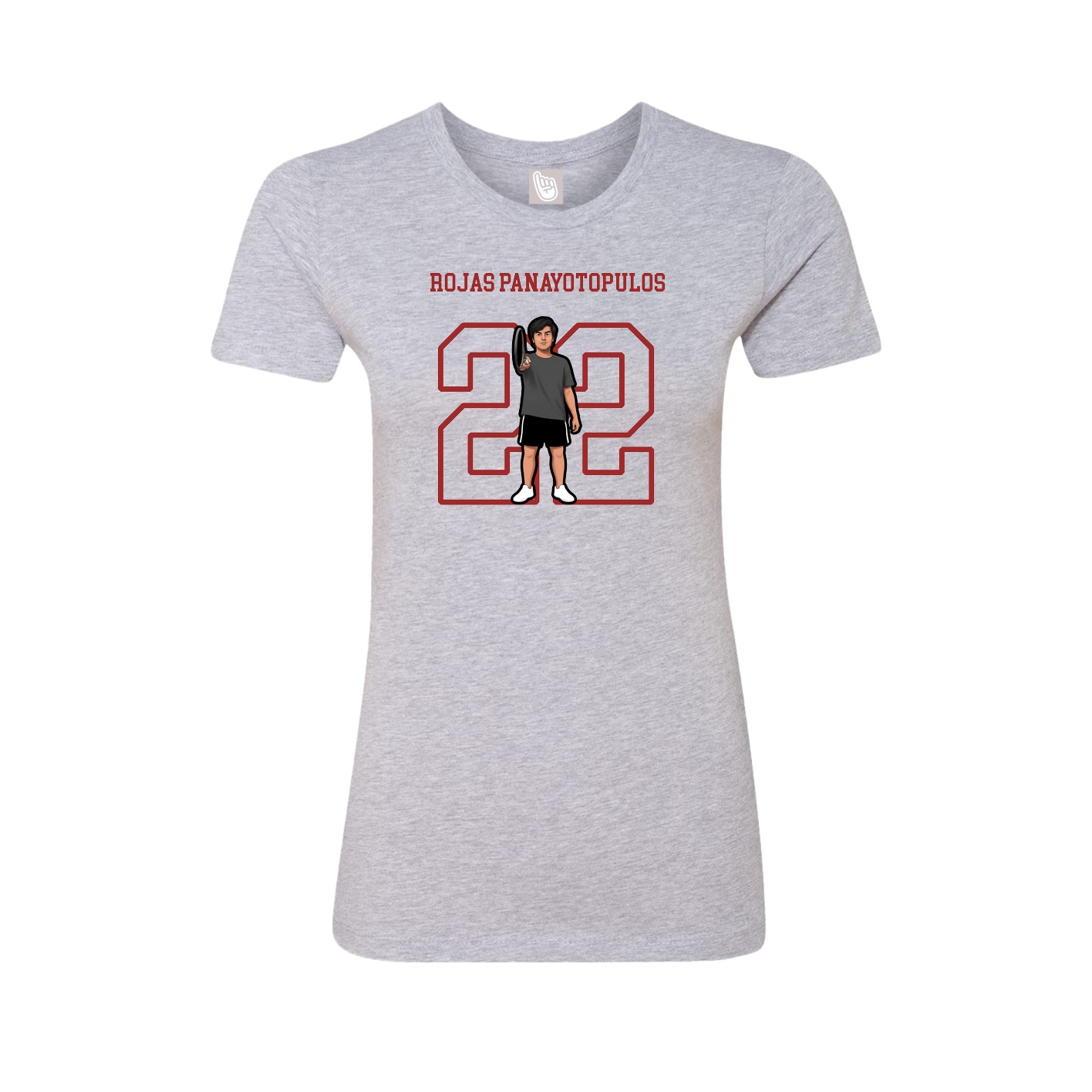 Fitted Women's Tee — Shirsey in Grey