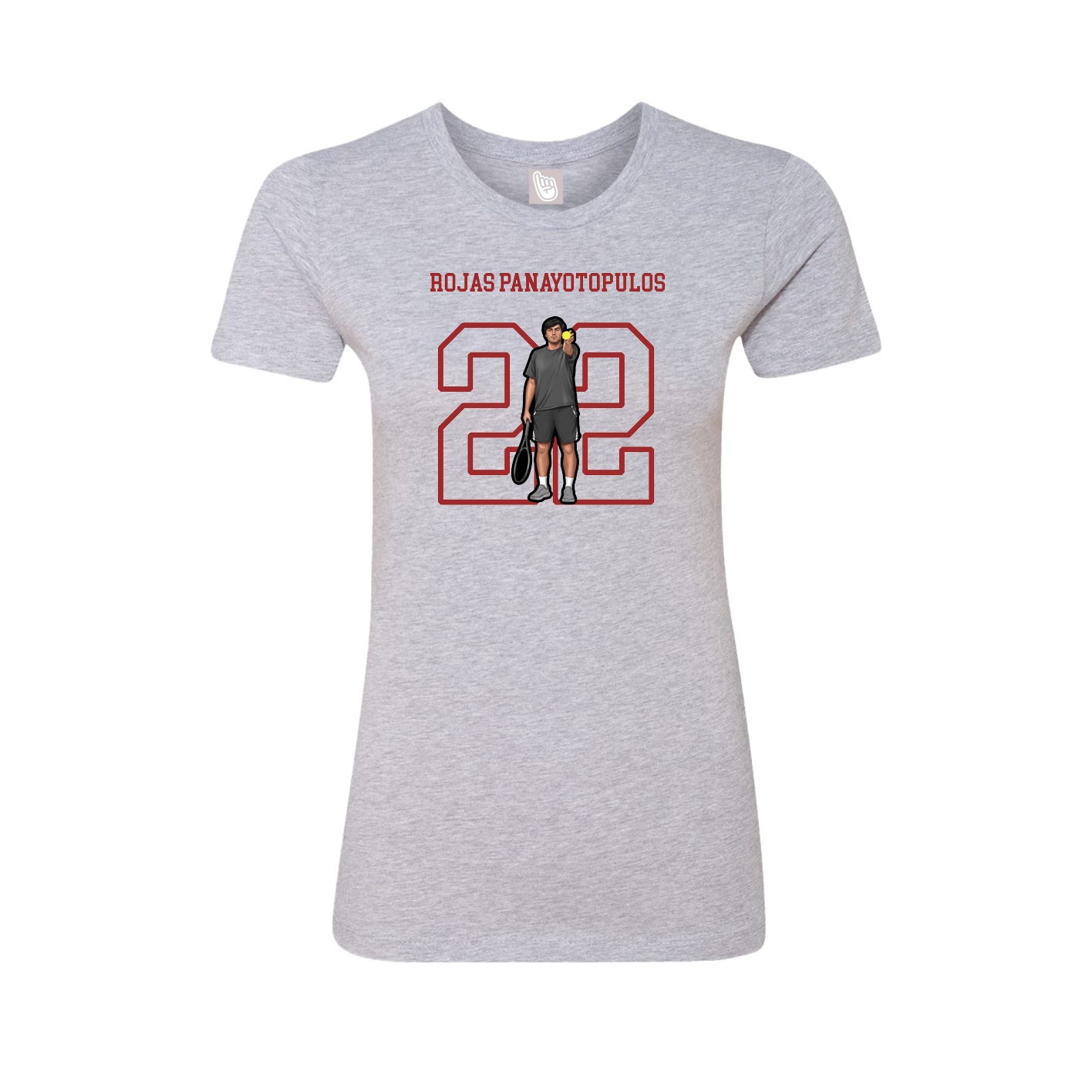 Fitted Women's Tee — Shirsey in Grey