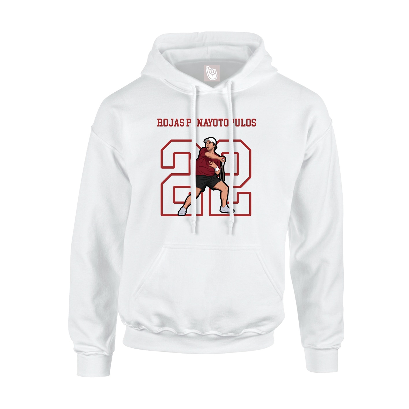 Hoodie — Shirsey in White