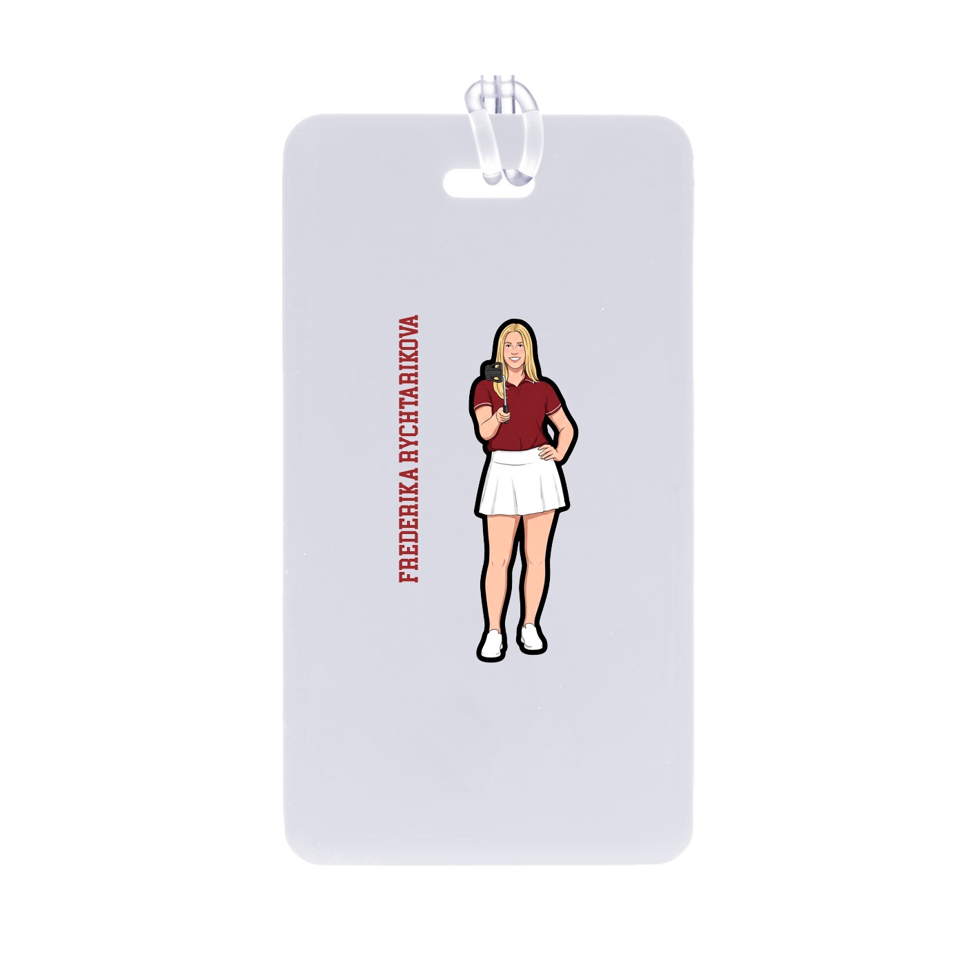 Bag Tag — Name Vertical in Classic