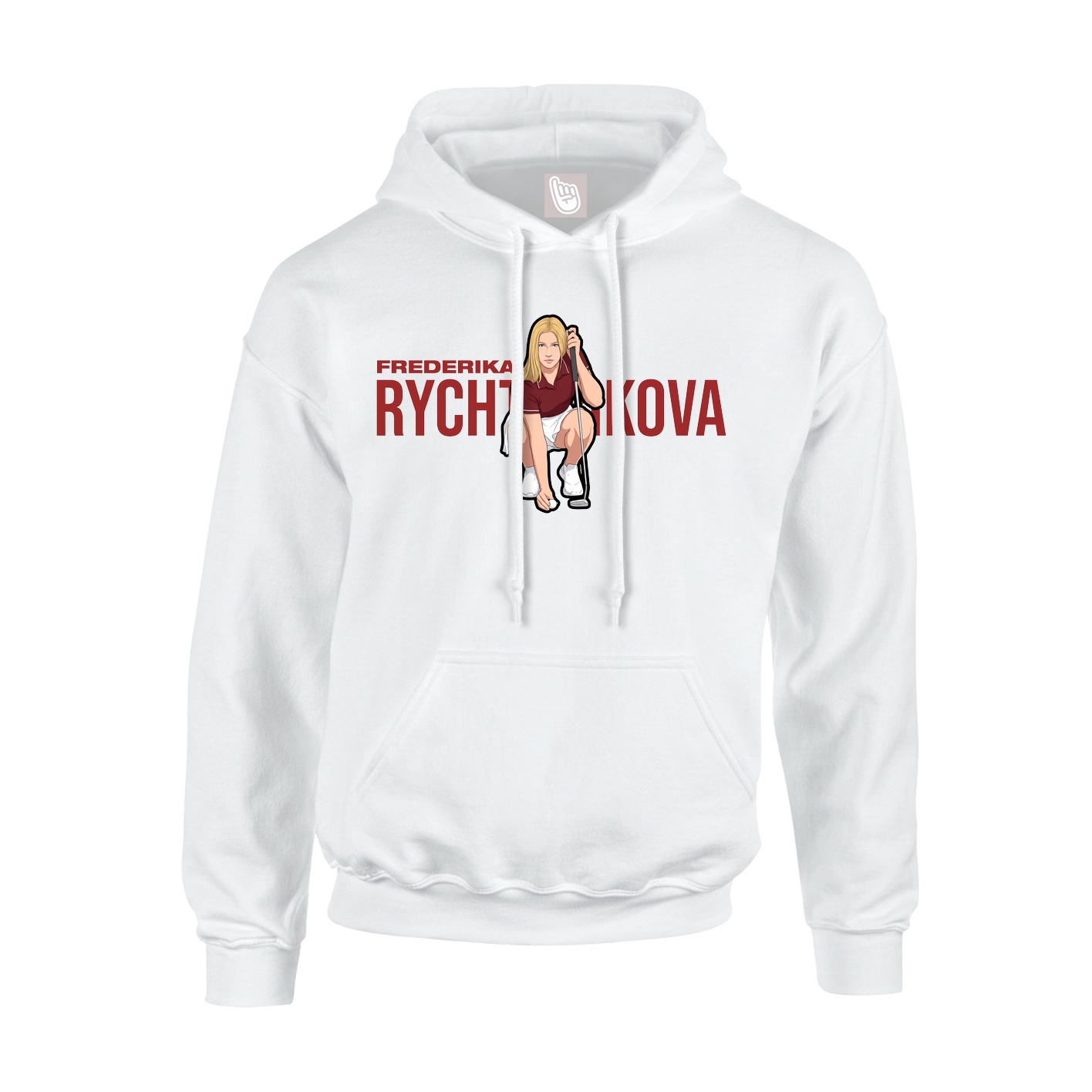 Youth Hoodie — Player Name in White