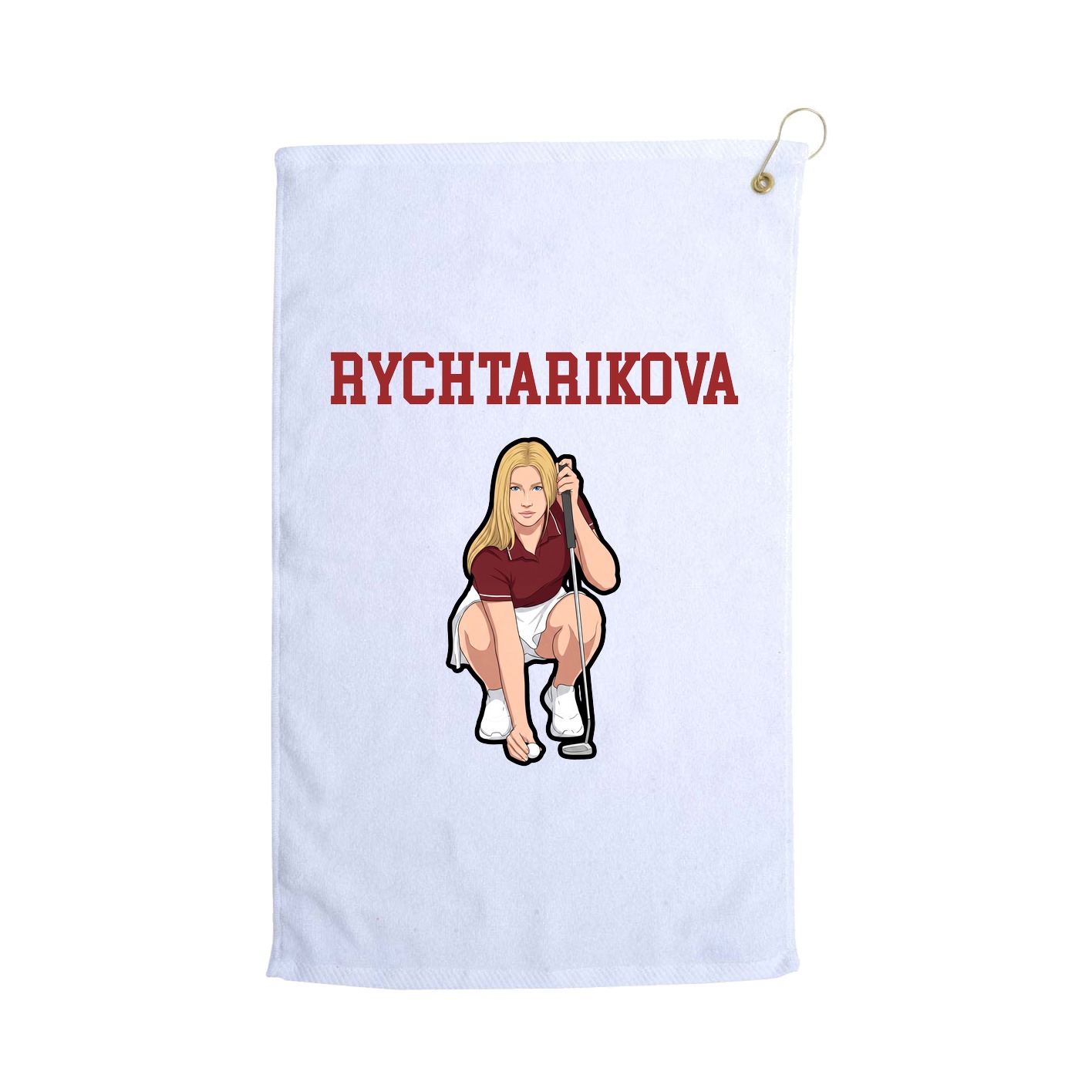 Golf Towel — Shirsey in White