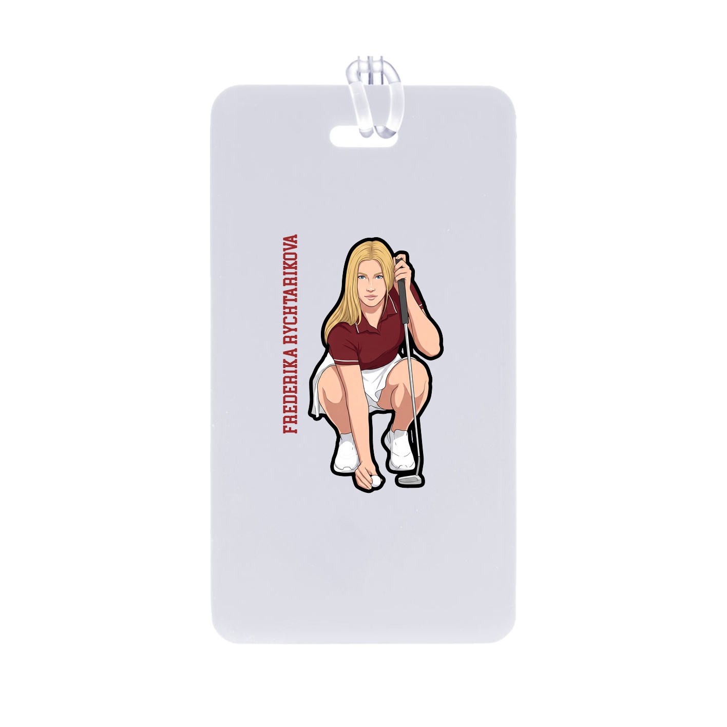 Bag Tag — Name Vertical in Classic