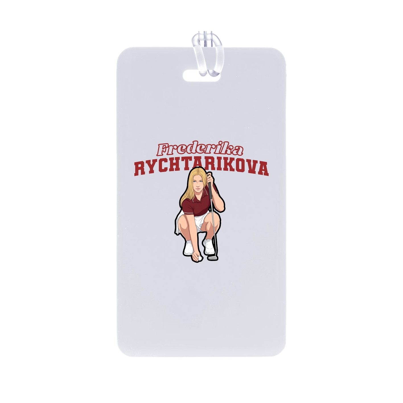 Bag Tag — Name Arch in Classic
