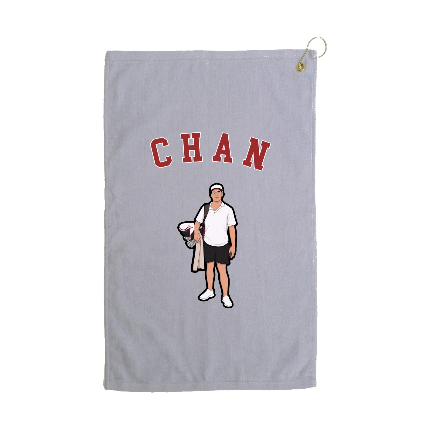 Golf Towel — Shirsey Arch in Grey