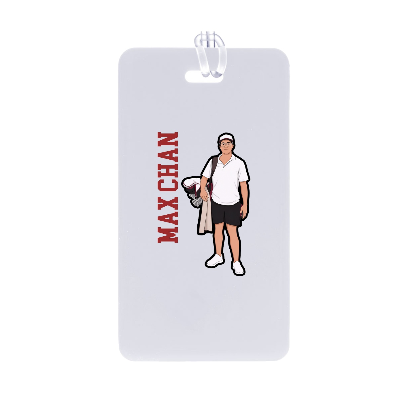 Bag Tag — Name Vertical in Classic