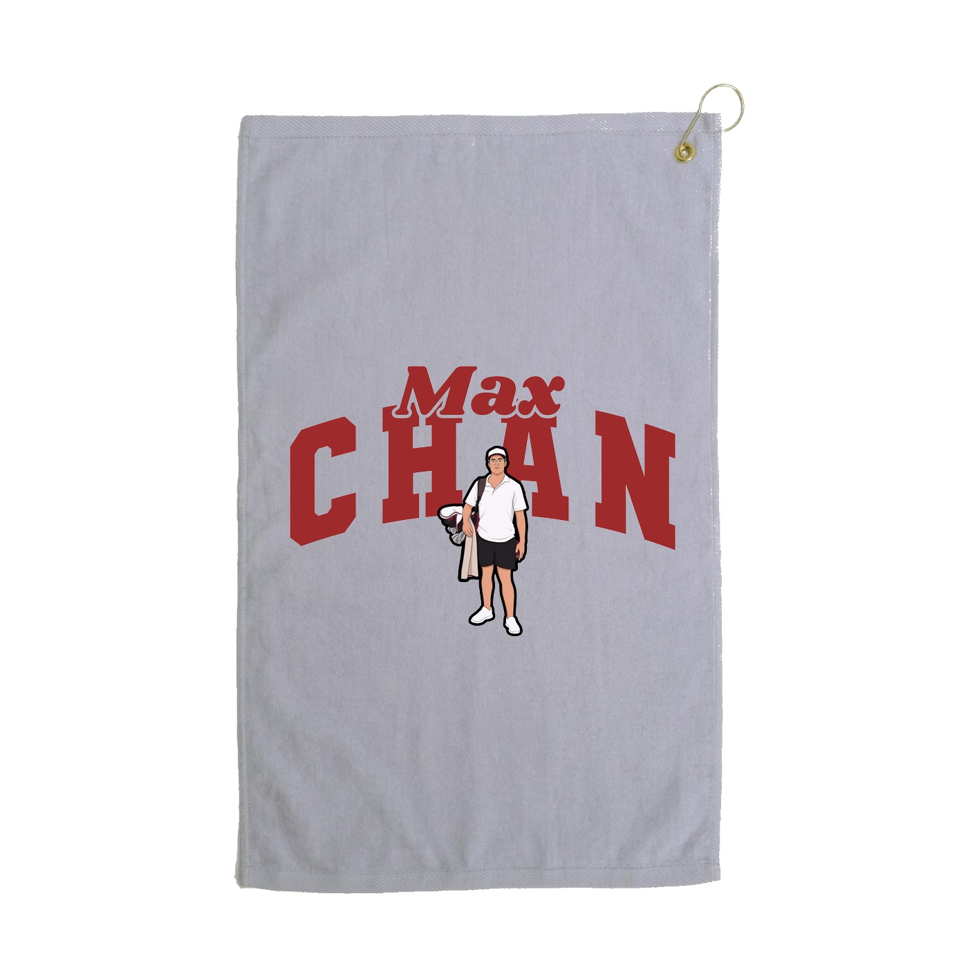 Golf Towel — Signature Arch in Grey