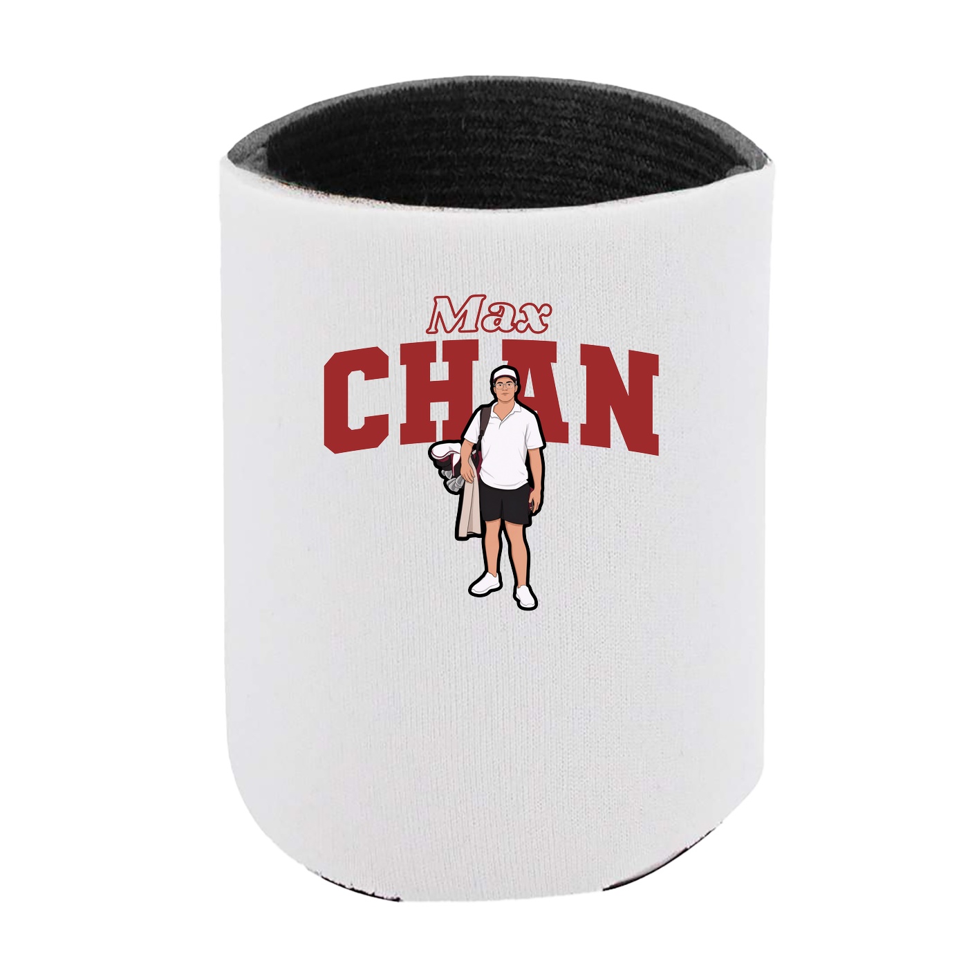 Can Holder — Name Arch in White
