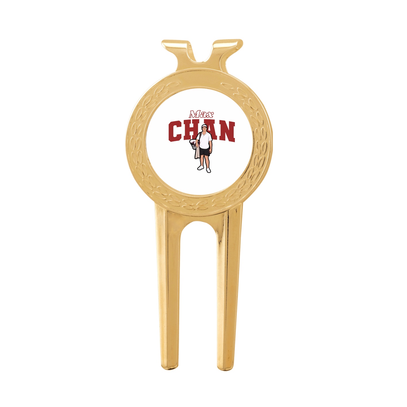 Divot Tool with Ball Marker — Name Arch in Classic