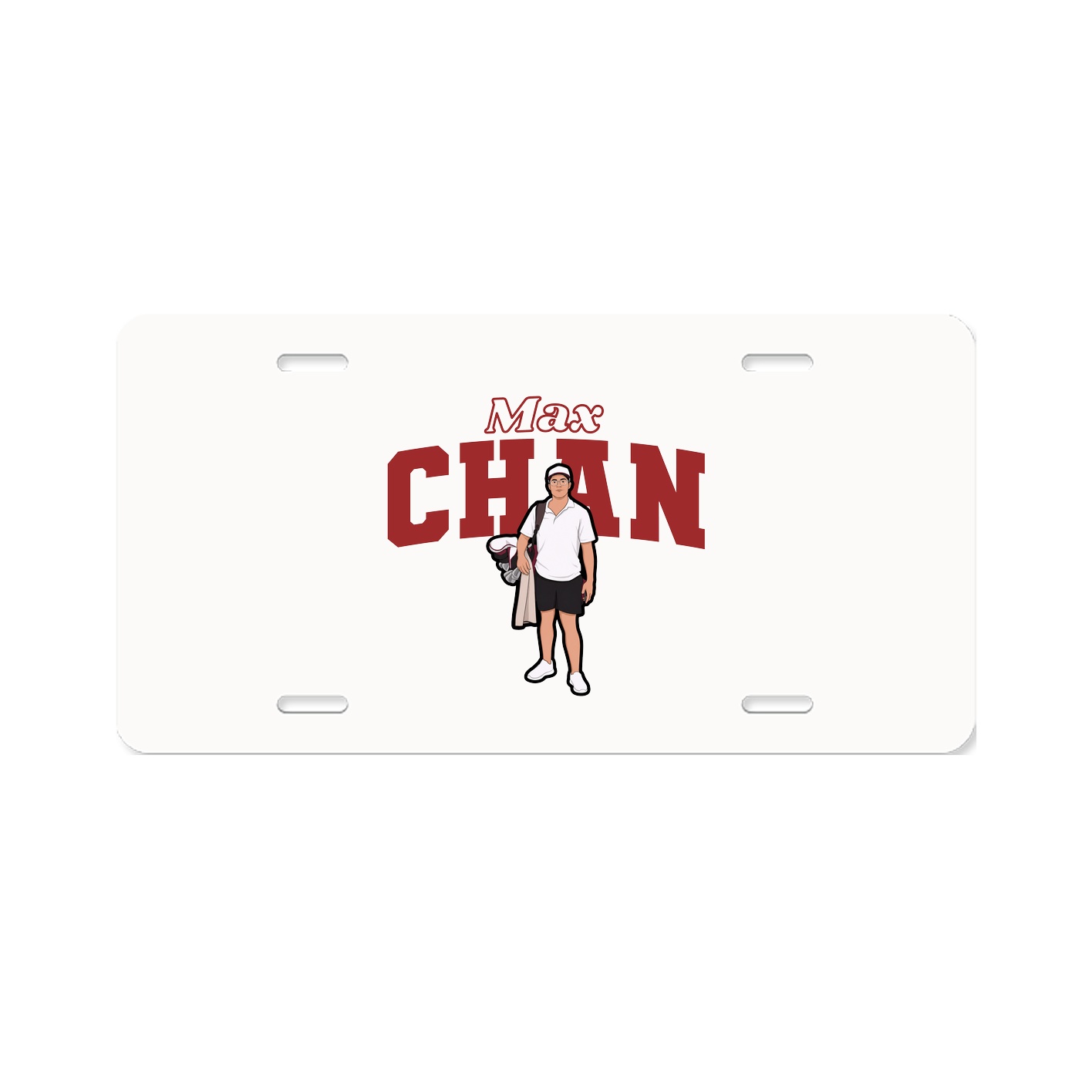 License Plate — Name Arch in Classic