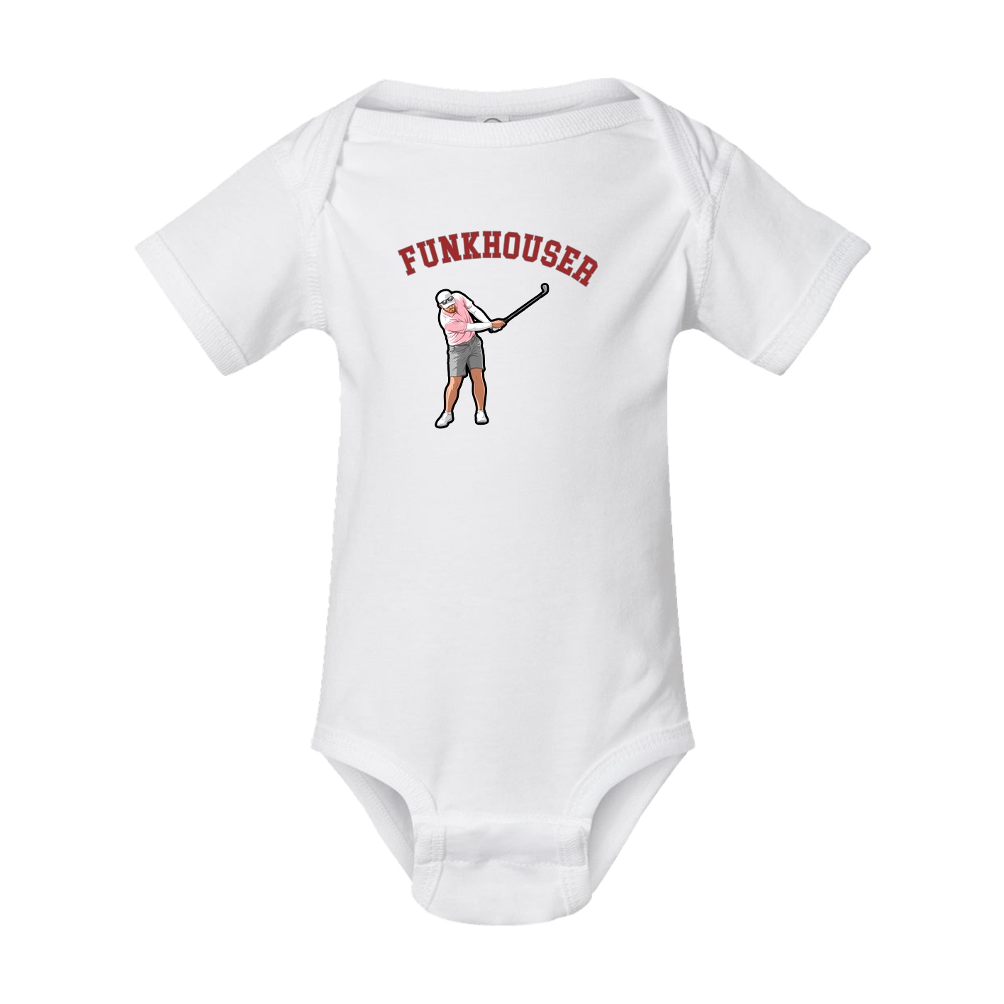 Baby Onesie — Shirsey Arch in White