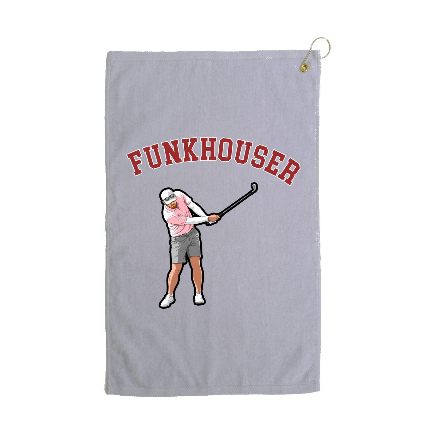 Golf Towel — Shirsey Arch in Grey