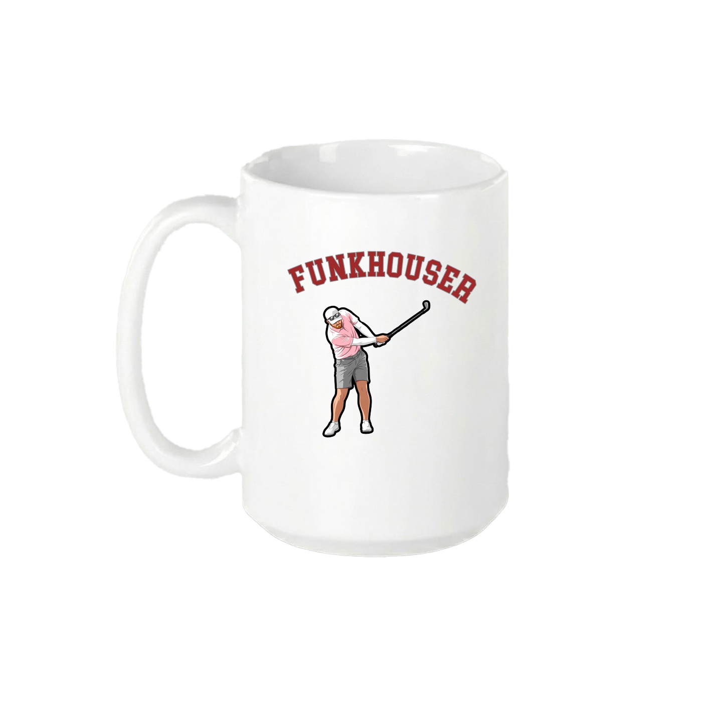 15oz Coffee Mug — Shirsey Arch in White