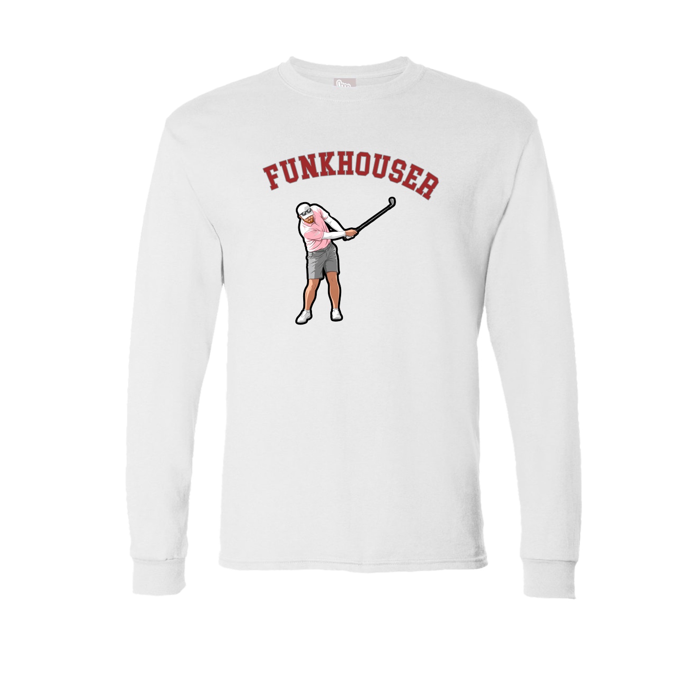 Long Sleeve Tee — Shirsey Arch in White