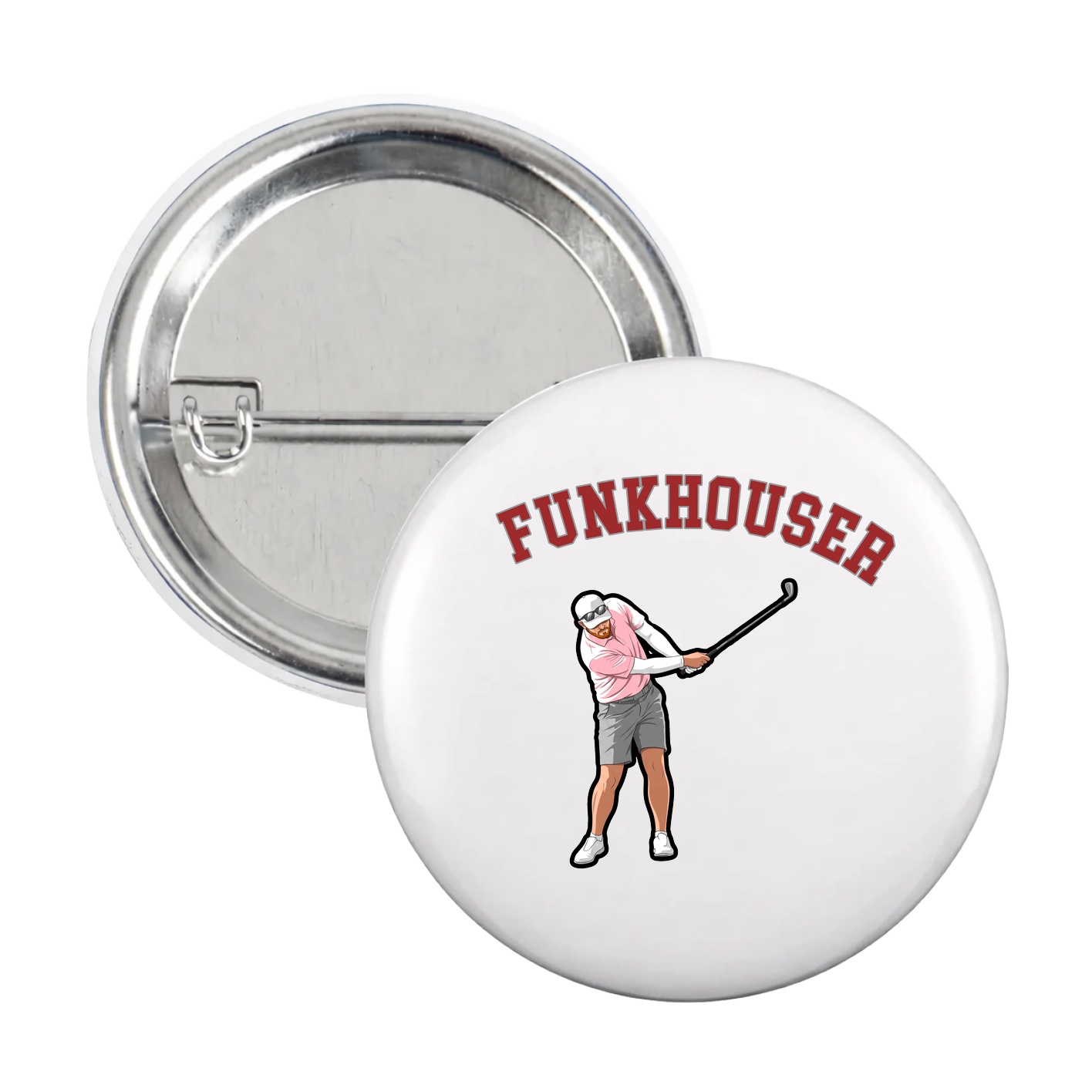 Game Day Button — Shirsey Arch in White