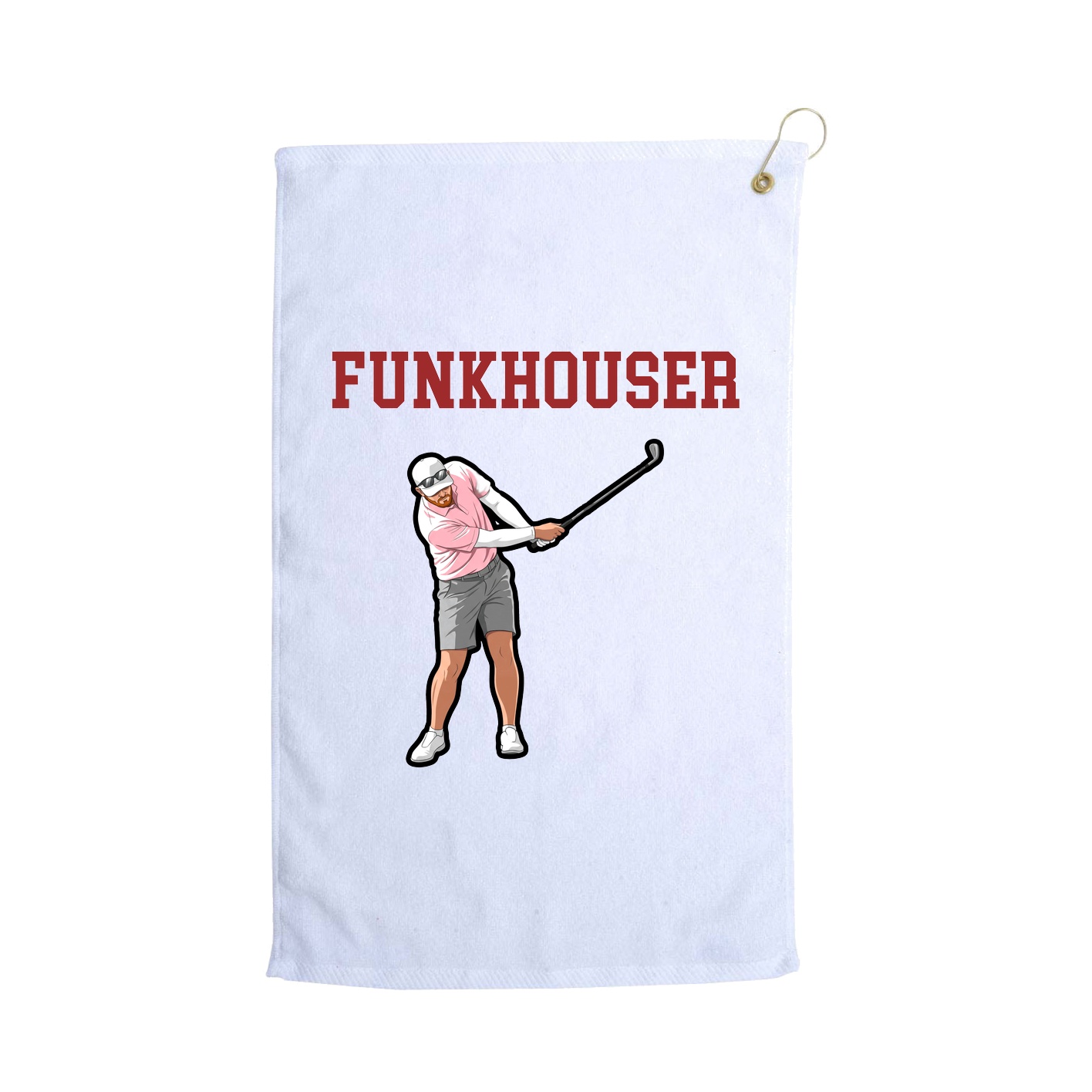 Golf Towel — Shirsey in White