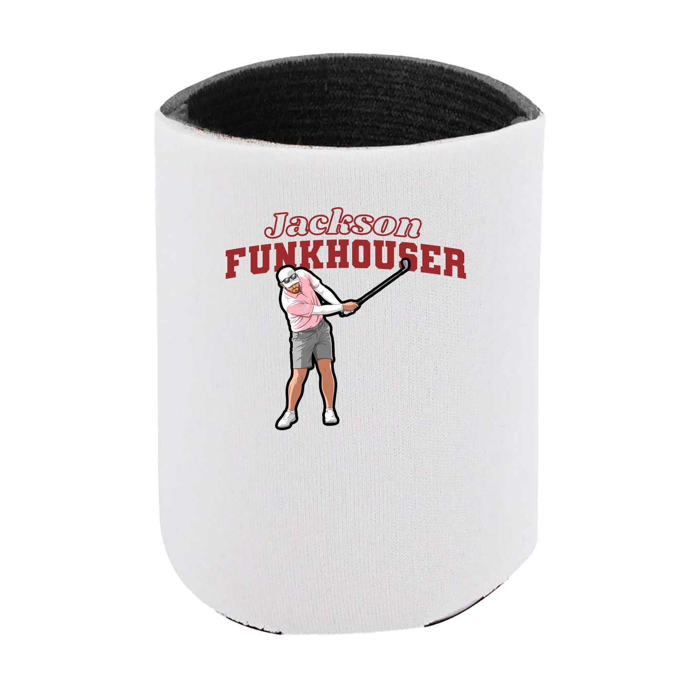 Can Holder — Name Arch in White