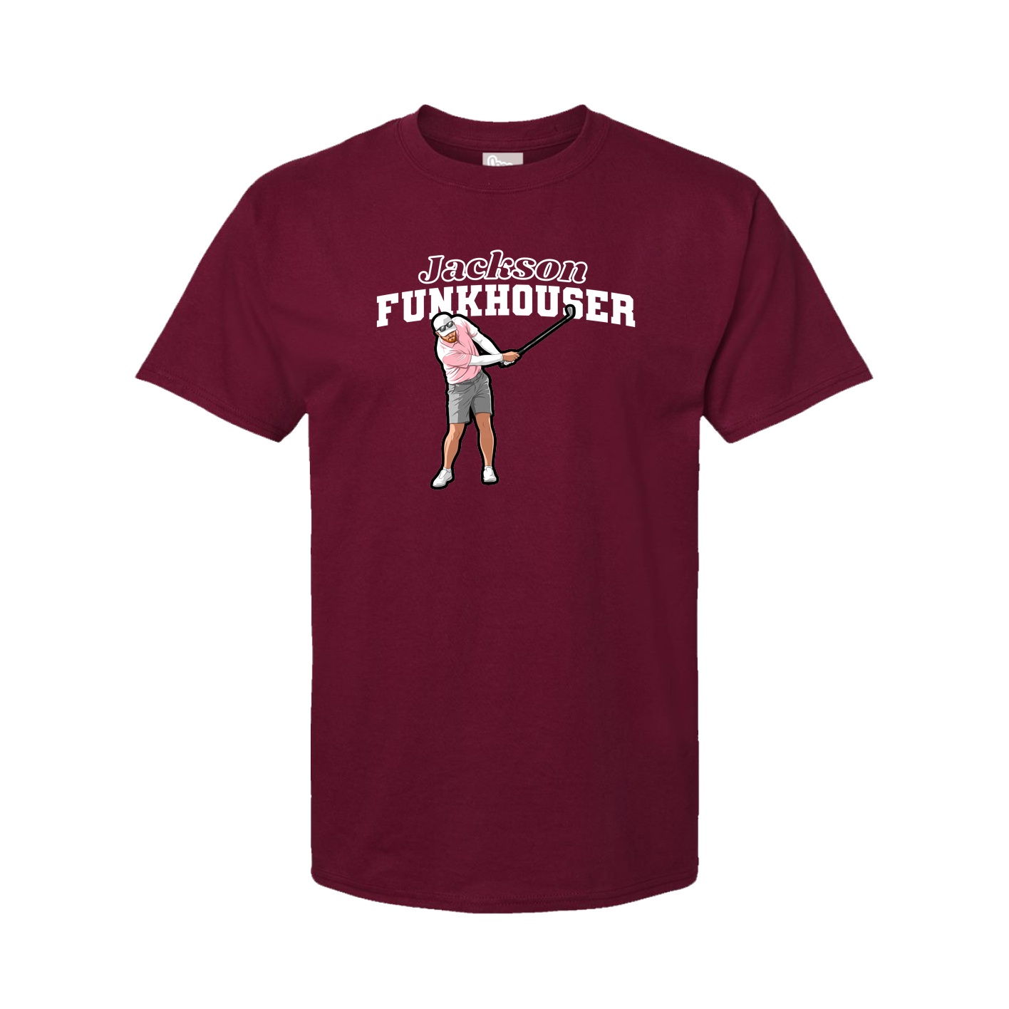 Tee — Name Arch in Cardinal