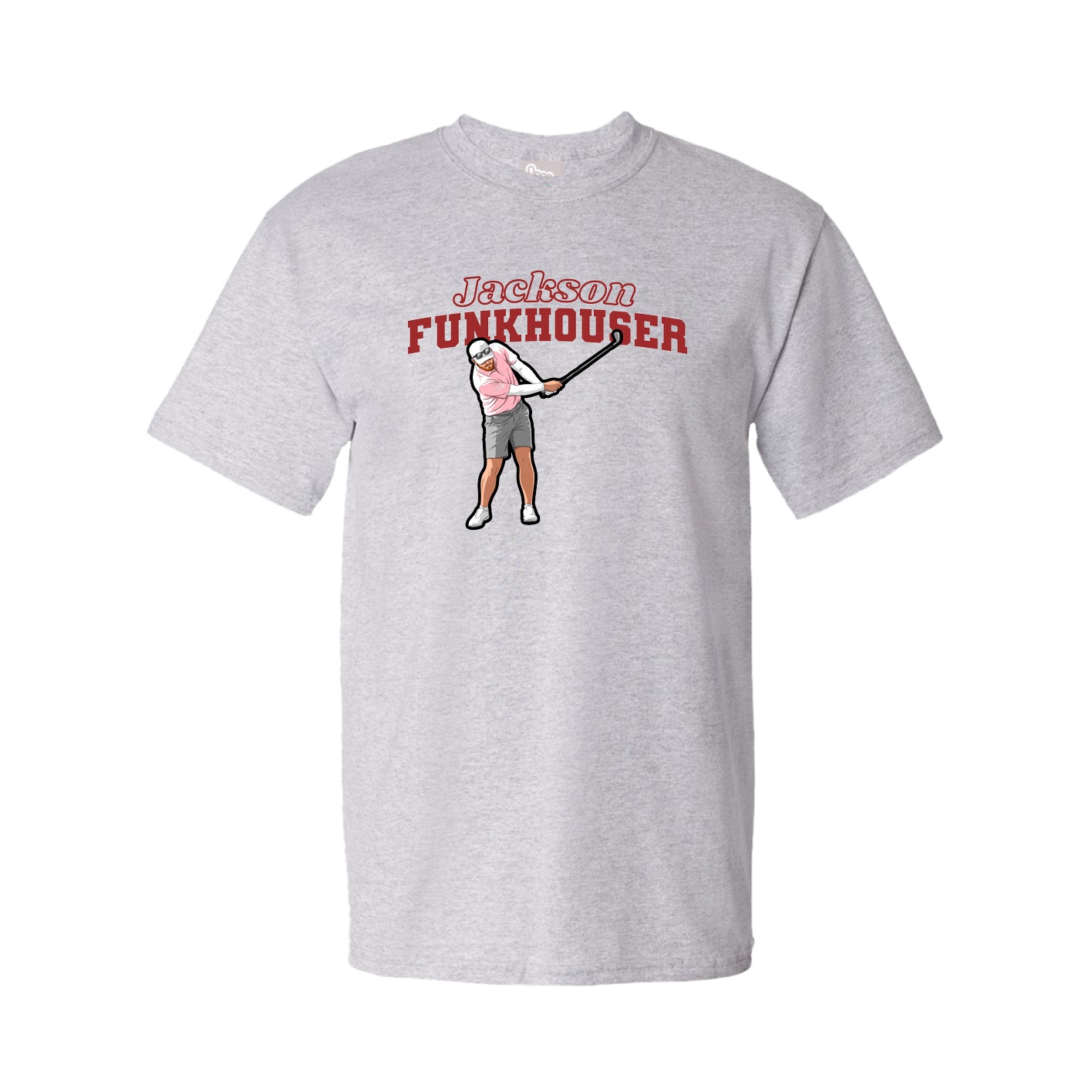 Tee — Name Arch in Grey