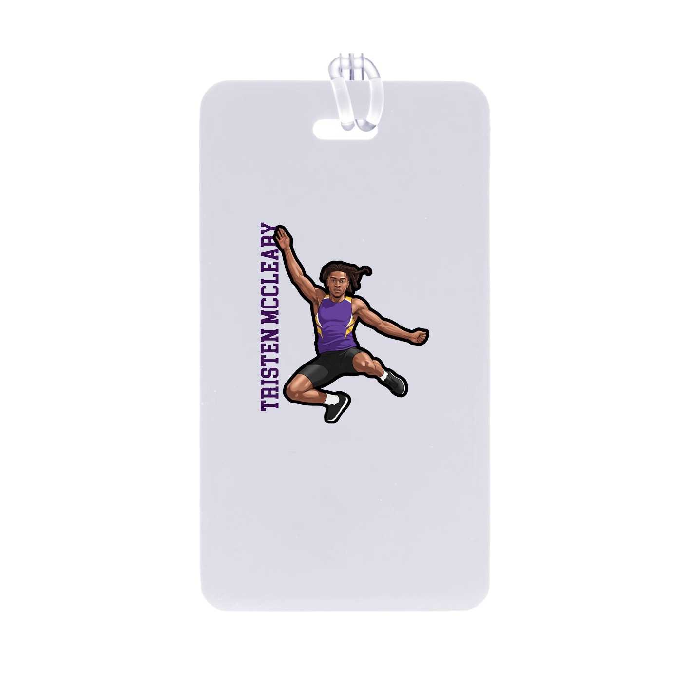 Bag Tag — Name Vertical in Classic