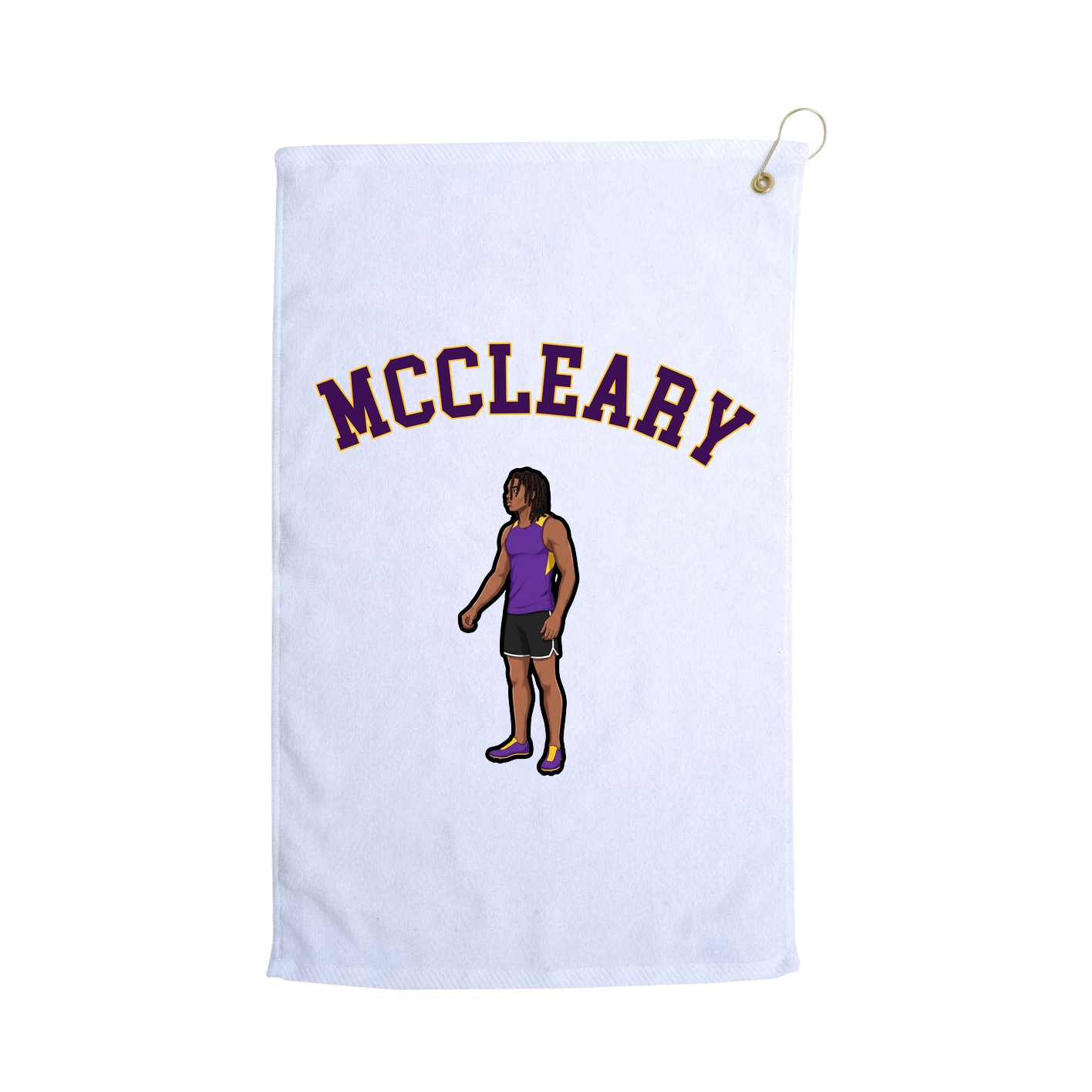 Golf Towel — Shirsey Arch in White