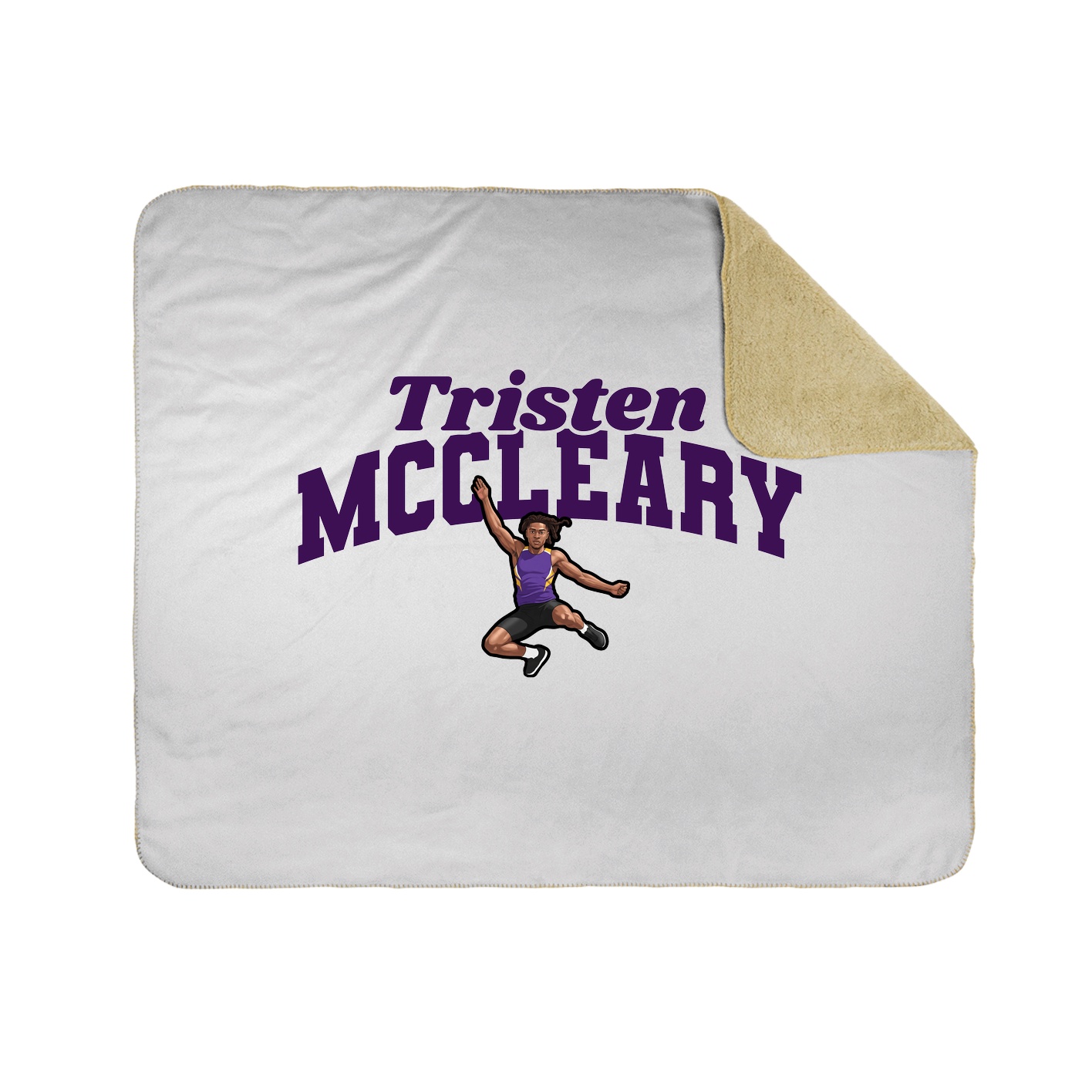 Throw Blanket — Signature Arch in White