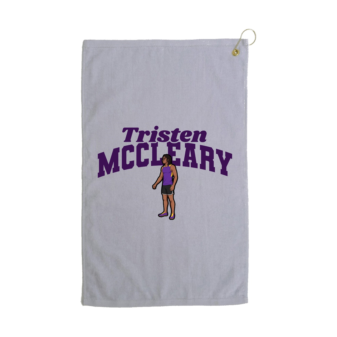 Golf Towel — Signature Arch in Grey