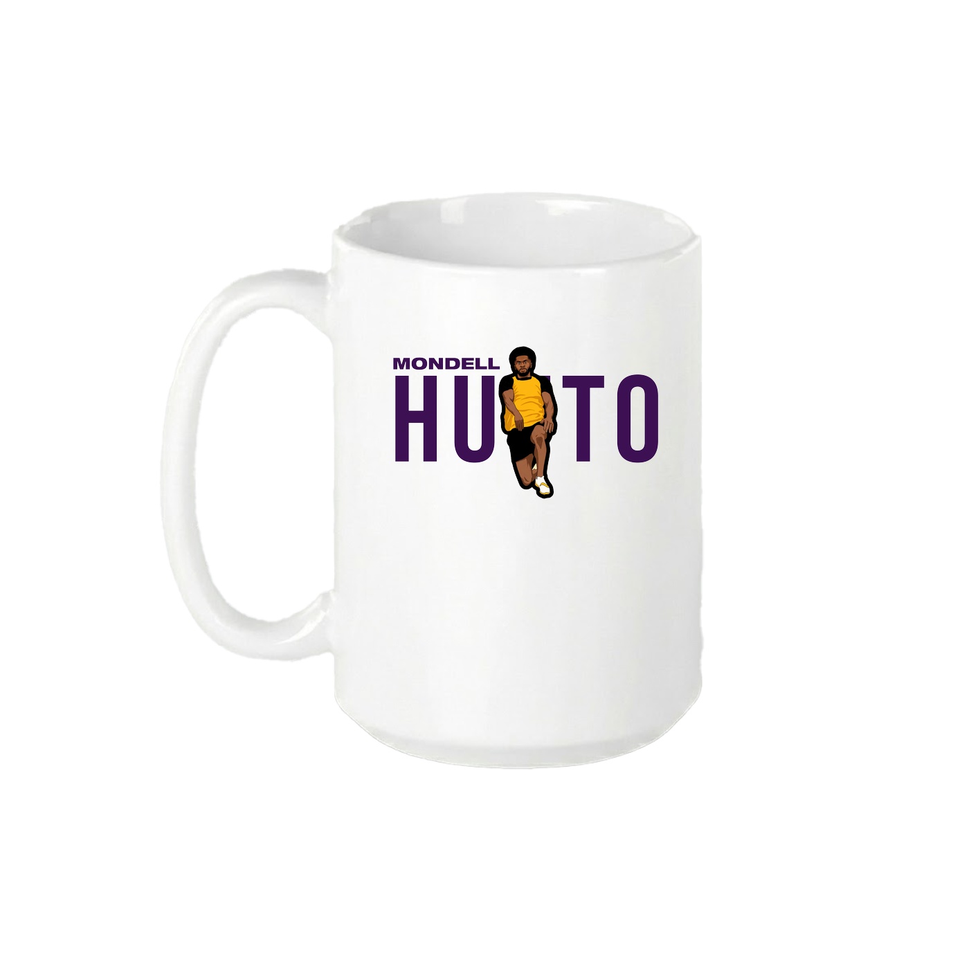 15oz Coffee Mug — Player Name in White