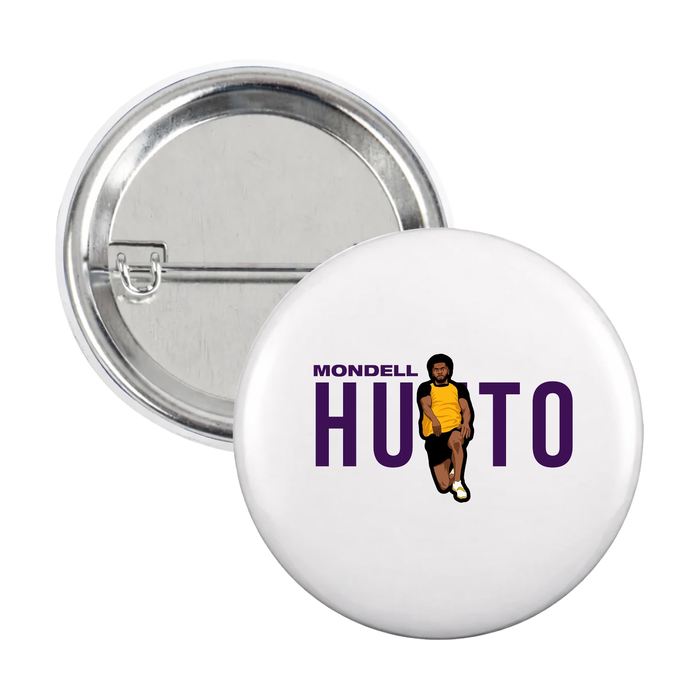 Game Day Button — Player Name in White