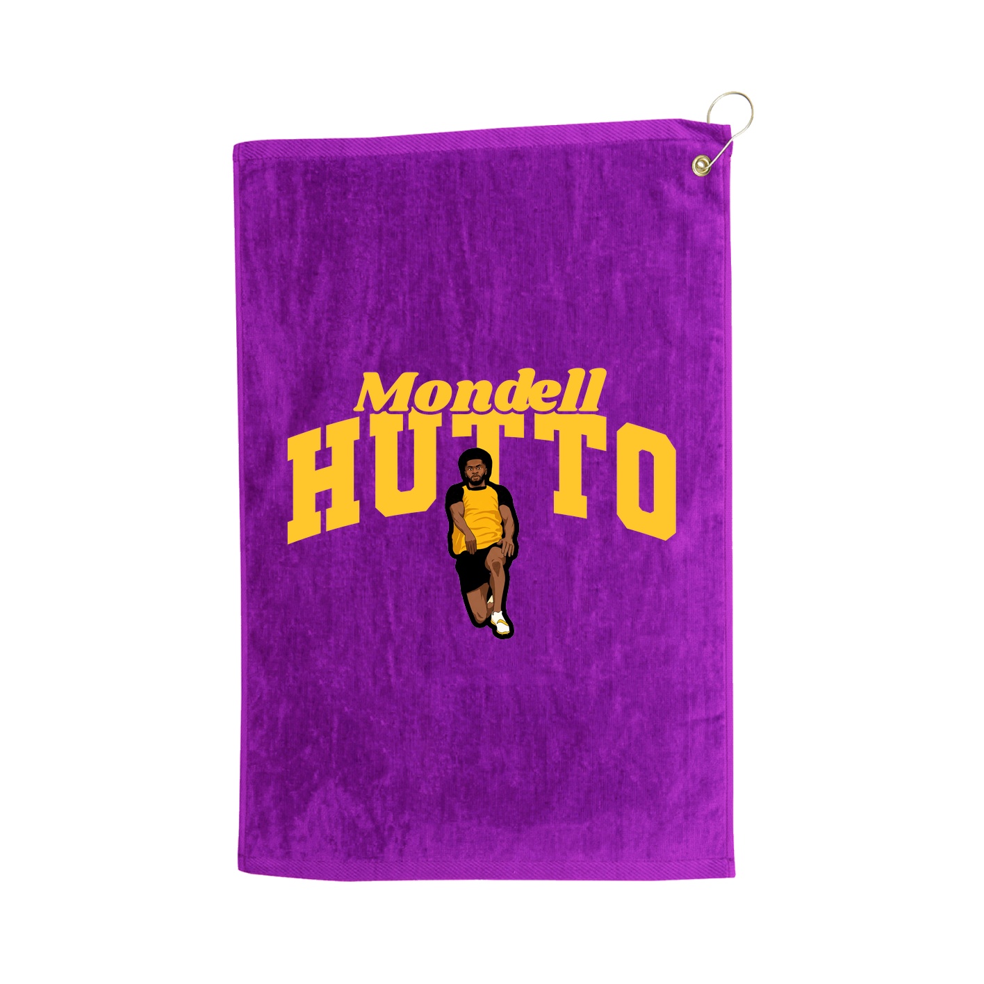 Golf Towel — Signature Arch in Purple