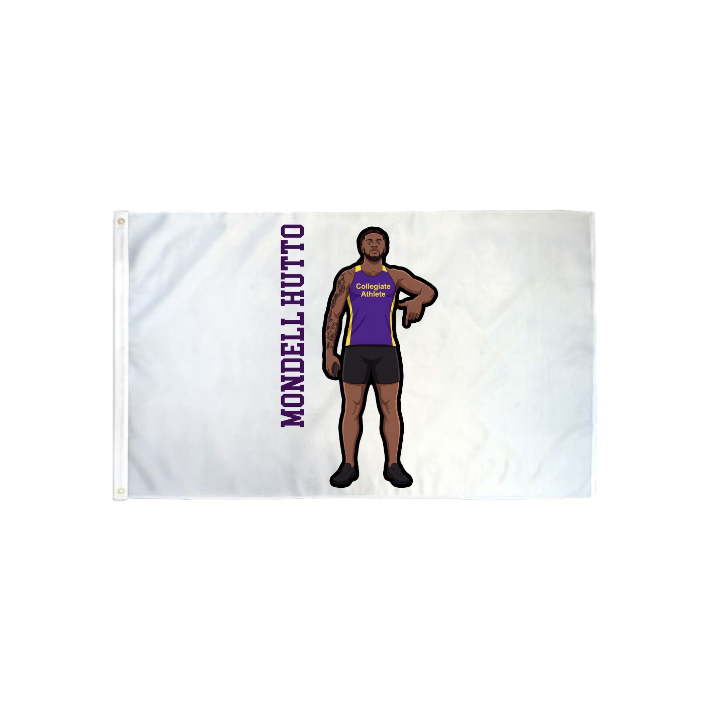 3x5 Flag — Name Vertical in Classic