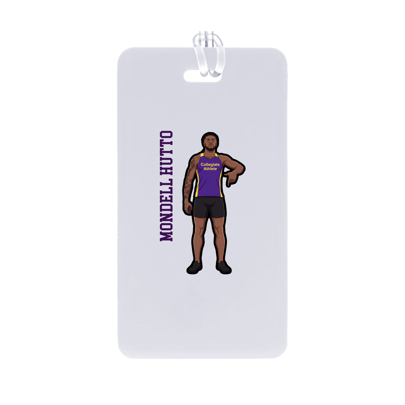 Bag Tag — Name Vertical in Classic