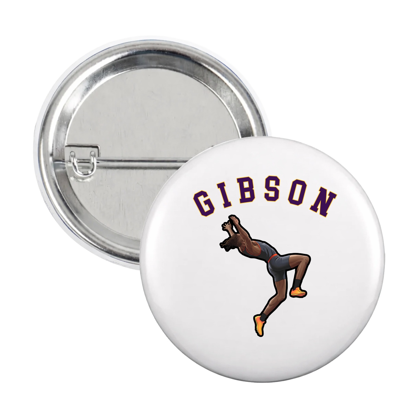 Game Day Button — Shirsey Arch in White