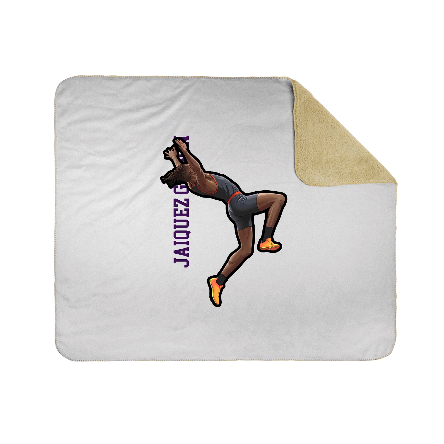 50x60 Sherpa Lined Throw Blanket