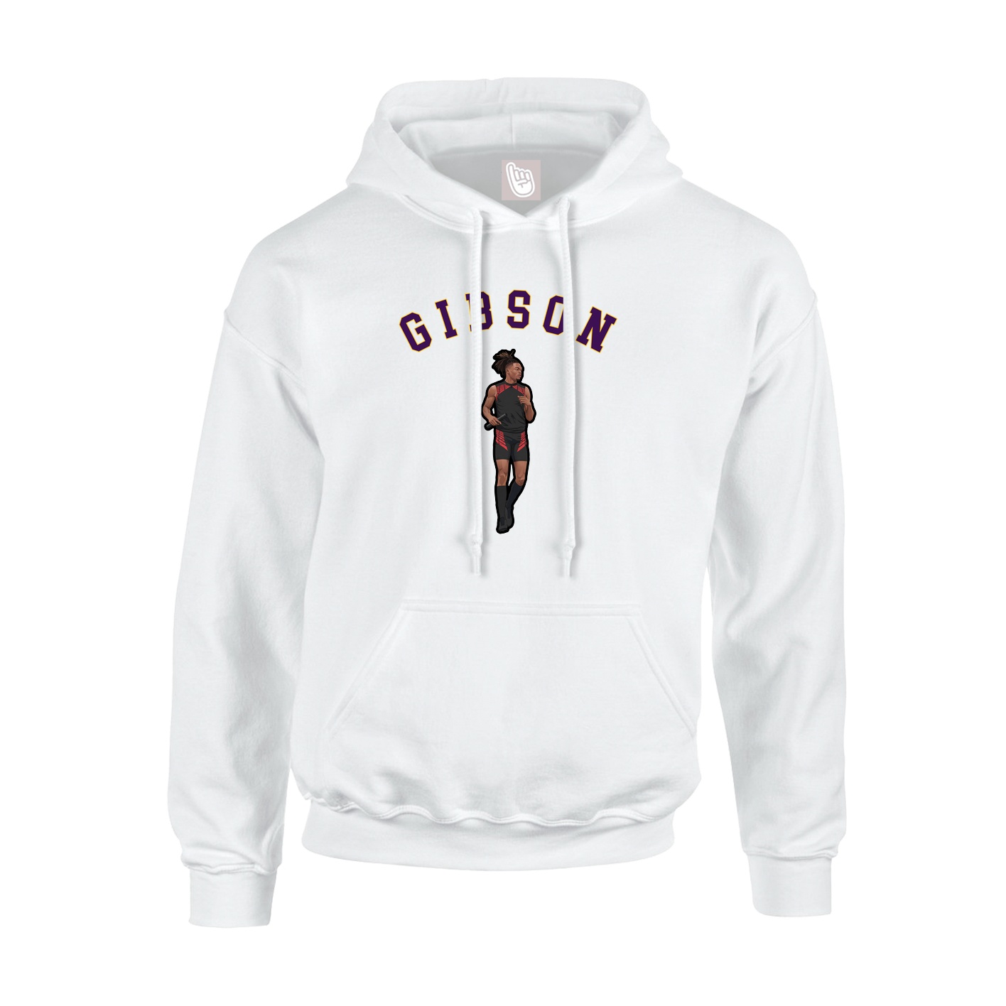 Youth Hoodie — Shirsey Arch in White