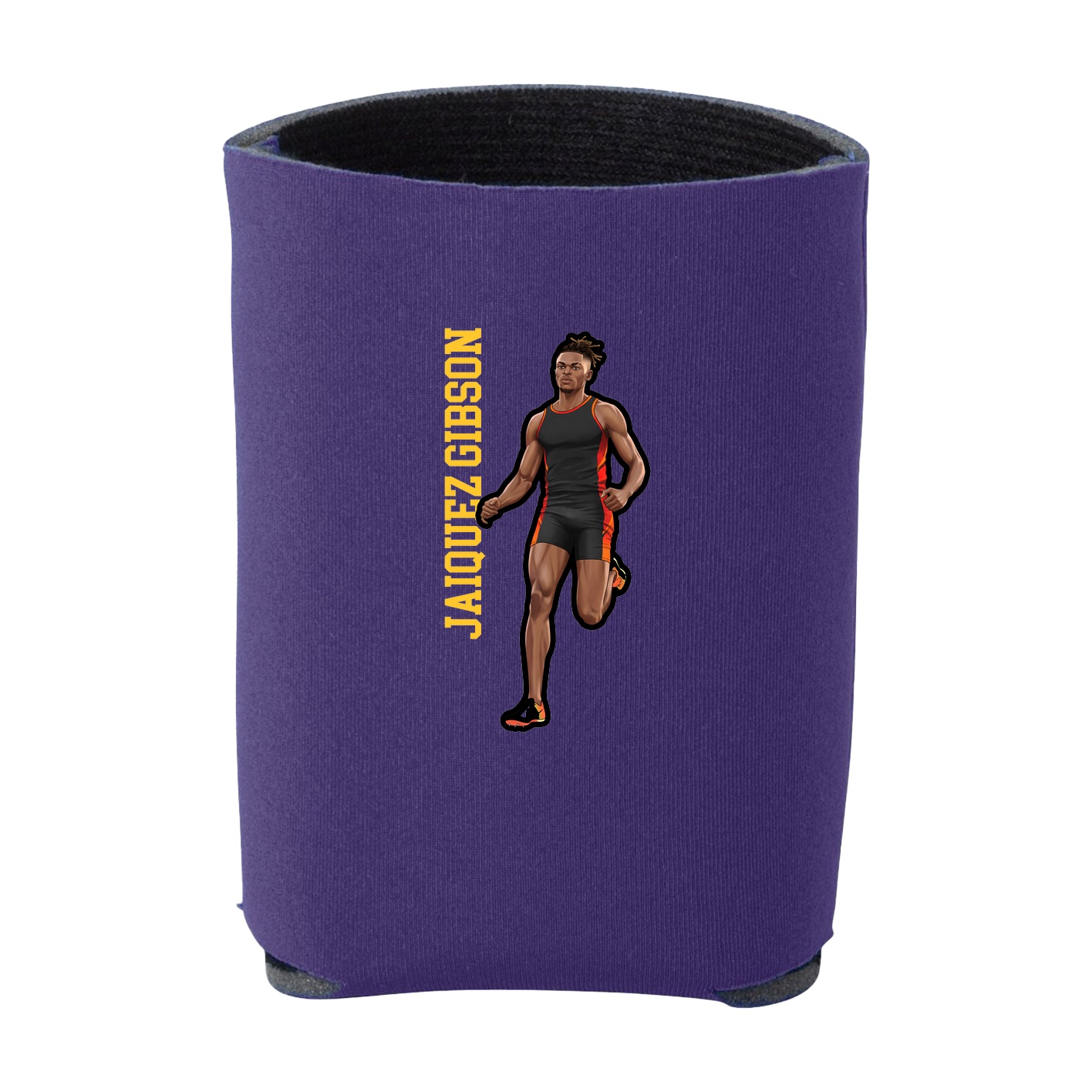 Can Holder — Name Vertical in Purple