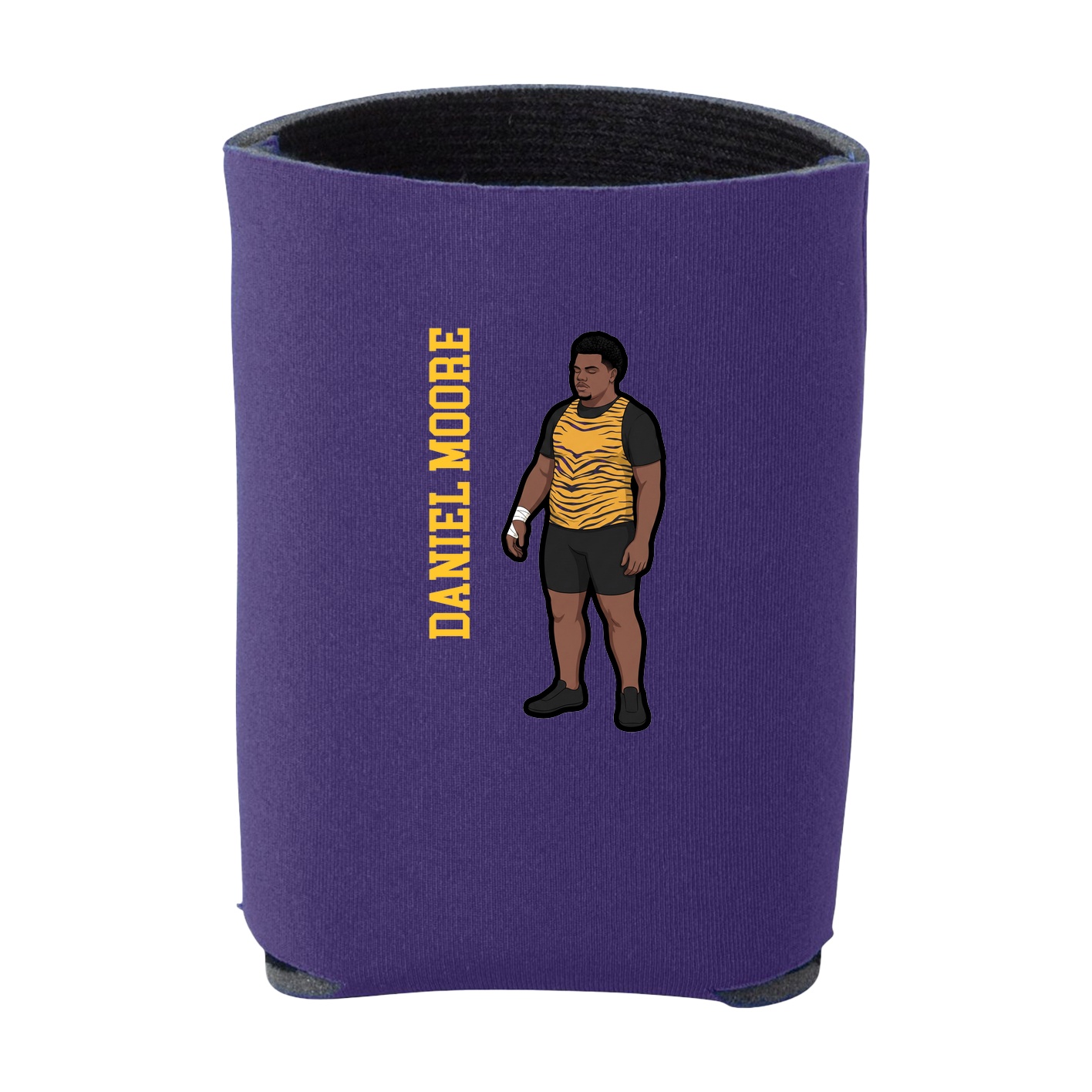 Can Holder — Name Vertical in Purple