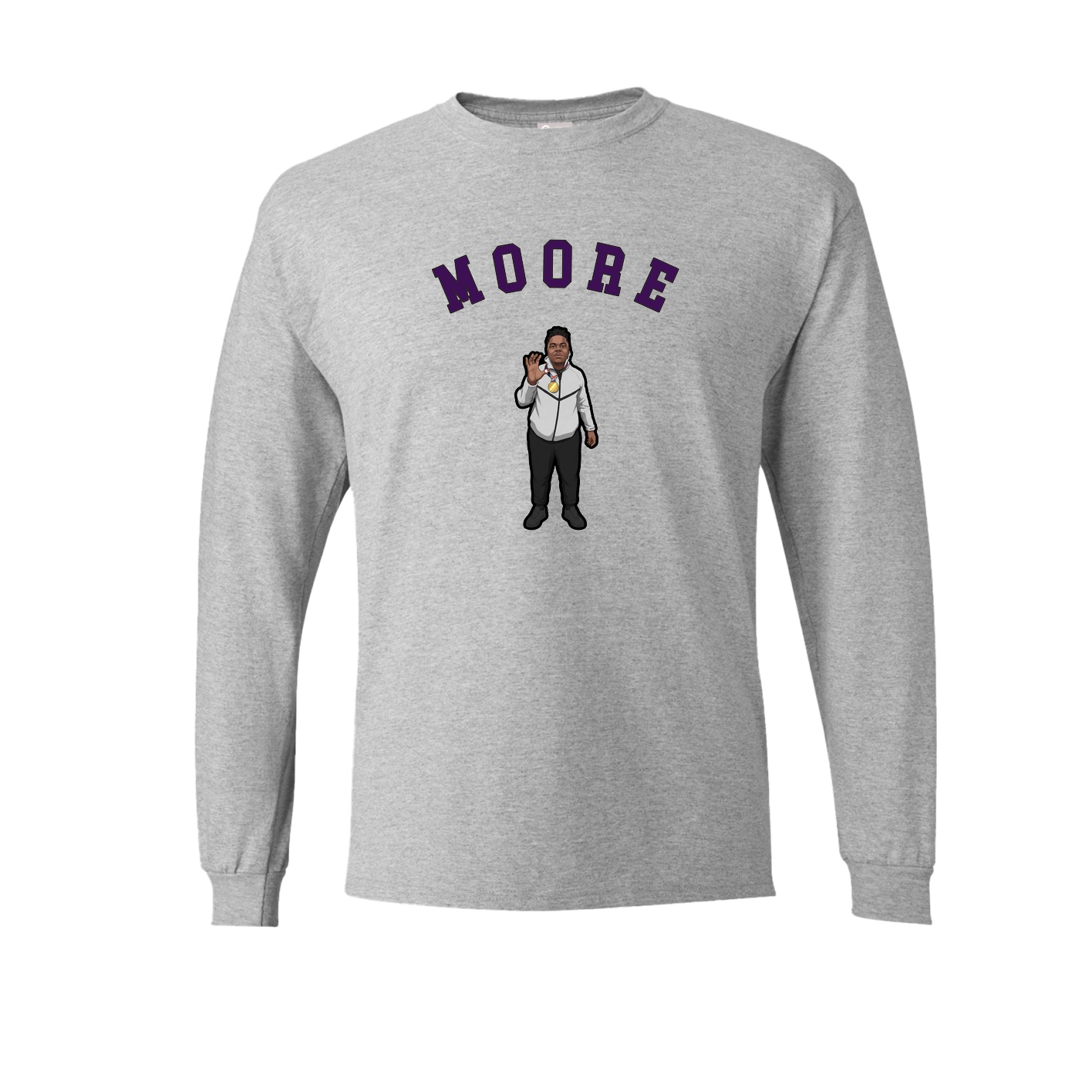 Long Sleeve Tee — Shirsey Arch in Grey