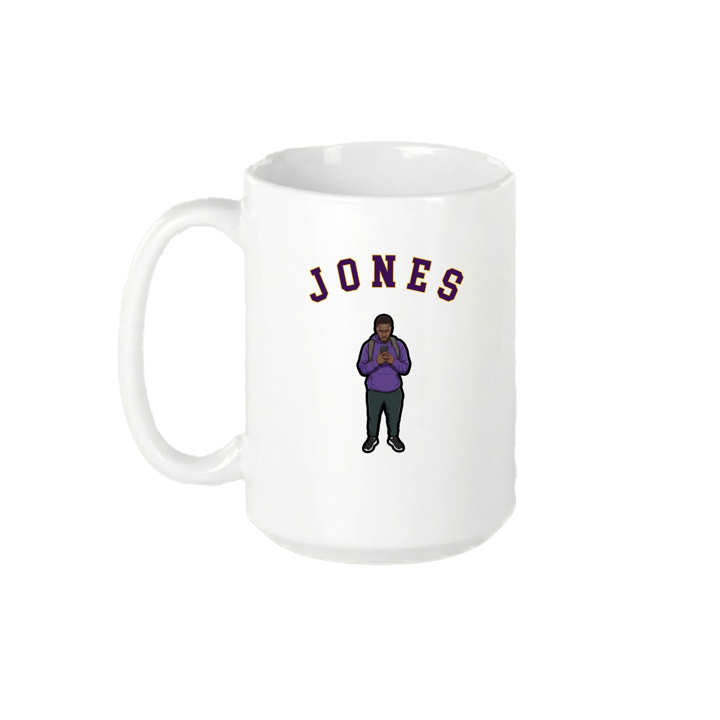 15oz Coffee Mug — Shirsey Arch in White