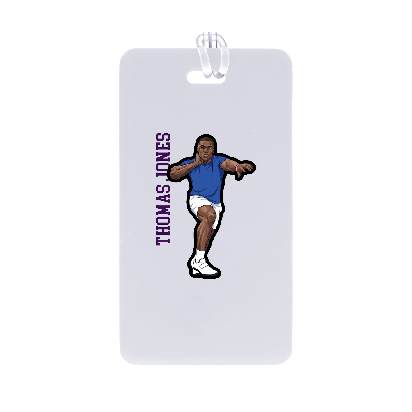 Bag Tag — Name Vertical in Classic