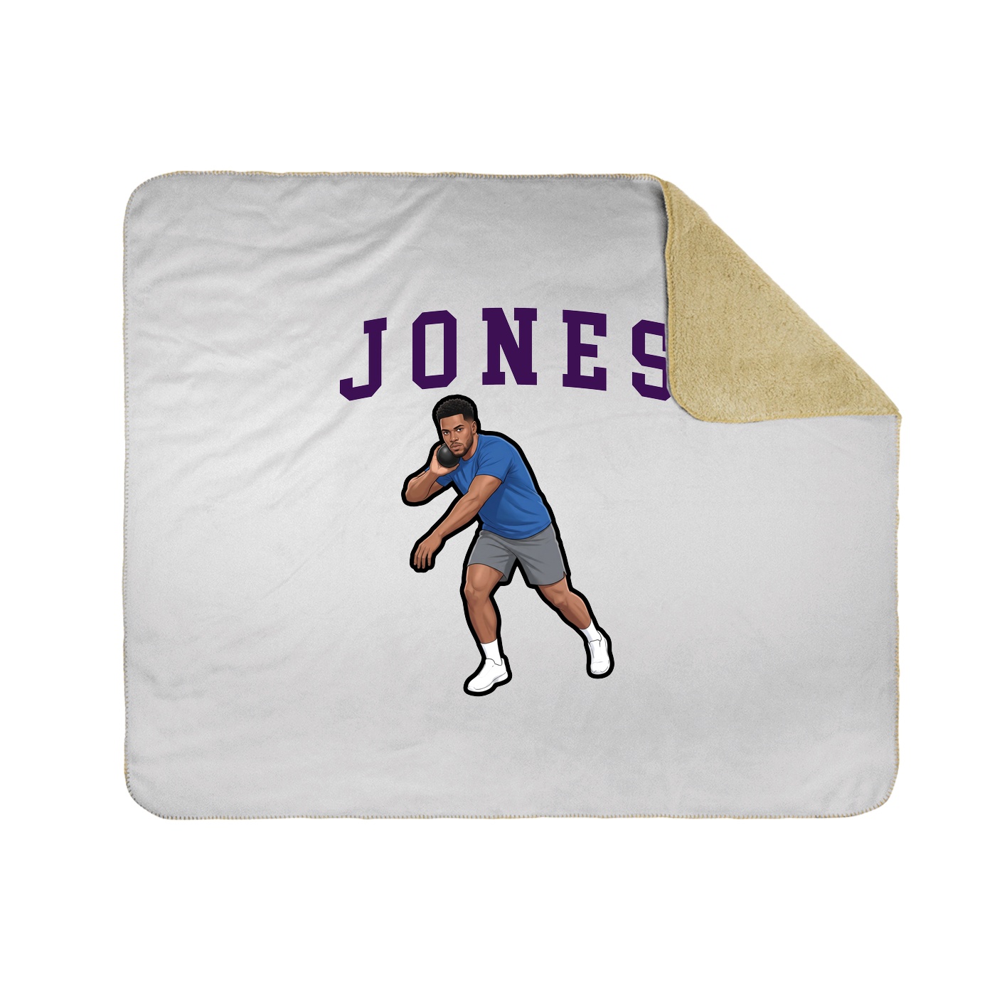 Throw Blanket — Shirsey in White
