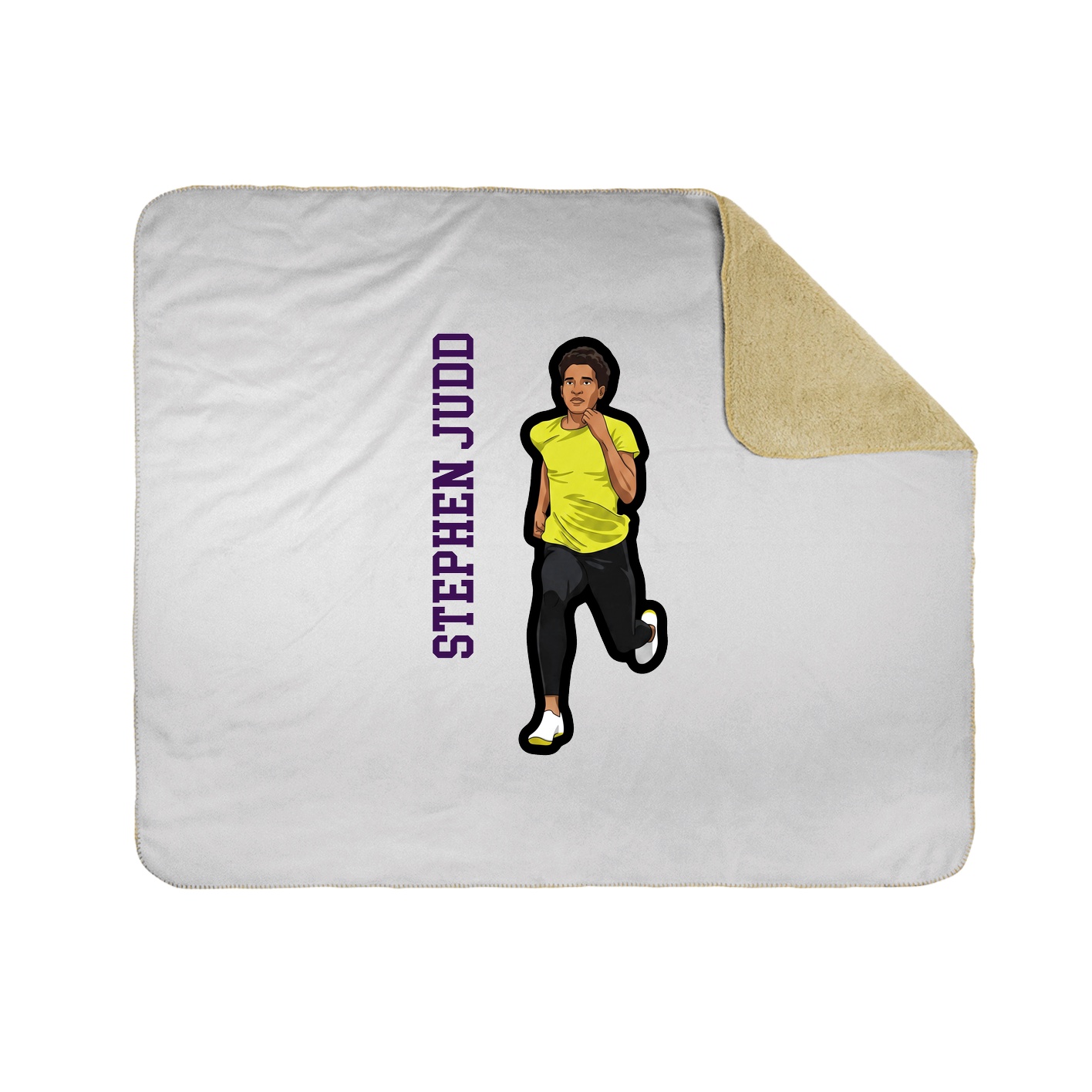 50x60 Sherpa Lined Throw Blanket