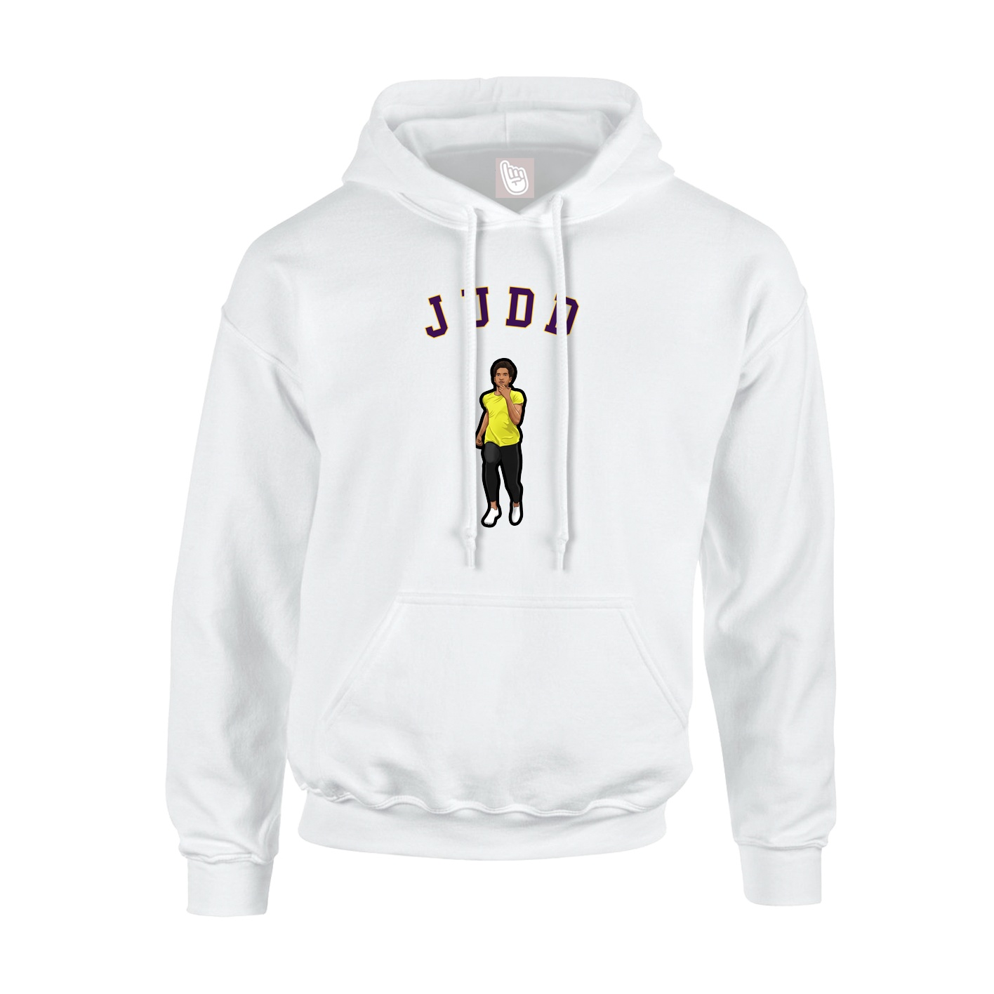 Youth Hoodie — Shirsey Arch in White