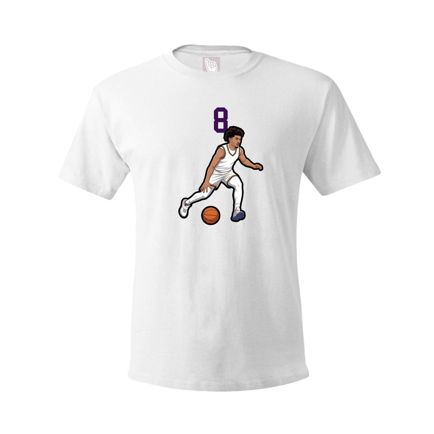 Tee — Number Top in White