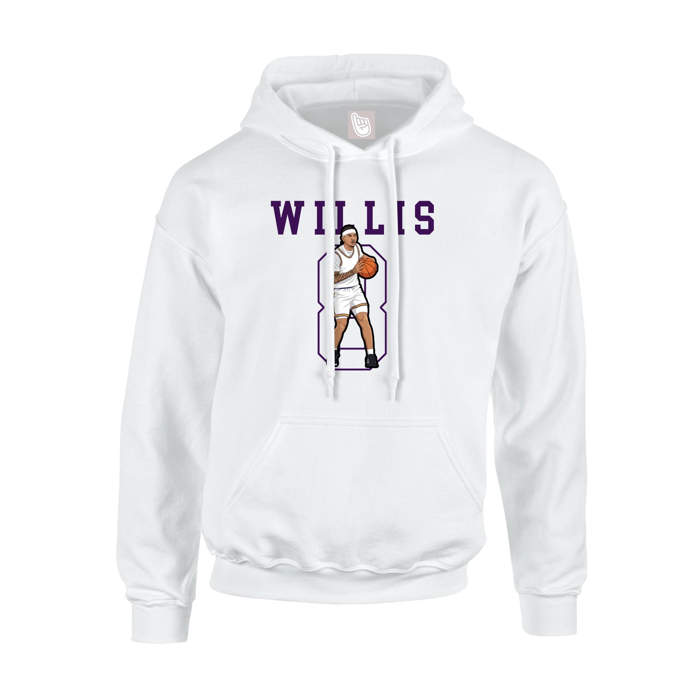 Hoodie — Shirsey in White